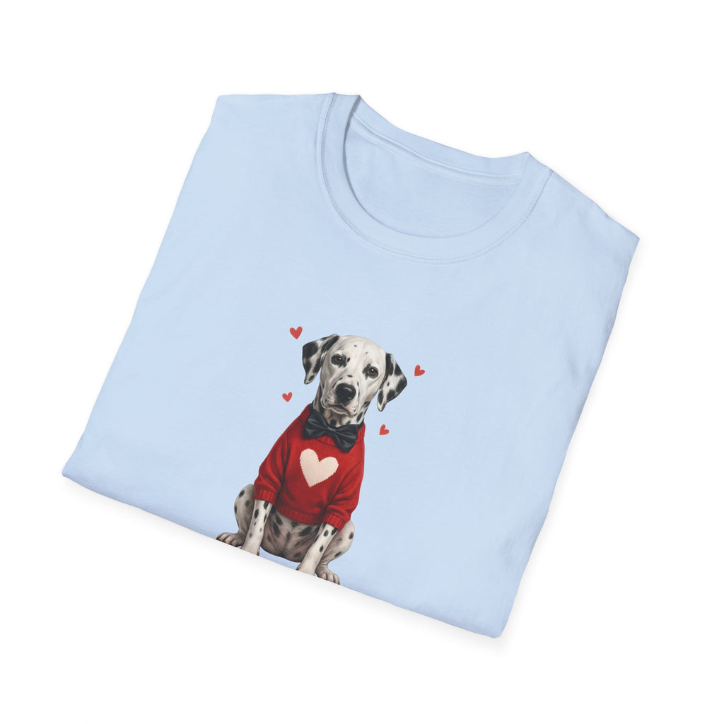 Dalmatian Bowtie- Unisex Softstyle T-Shirt