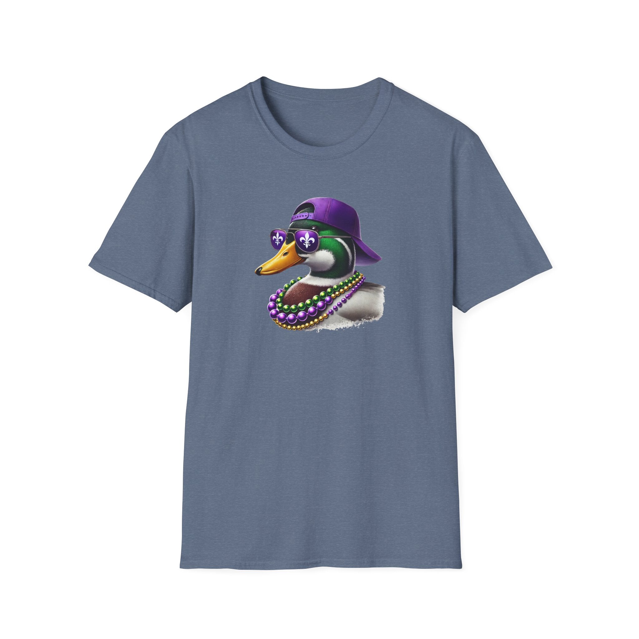 Ducking Mardi Gras- Unisex Softstyle T-Shirt