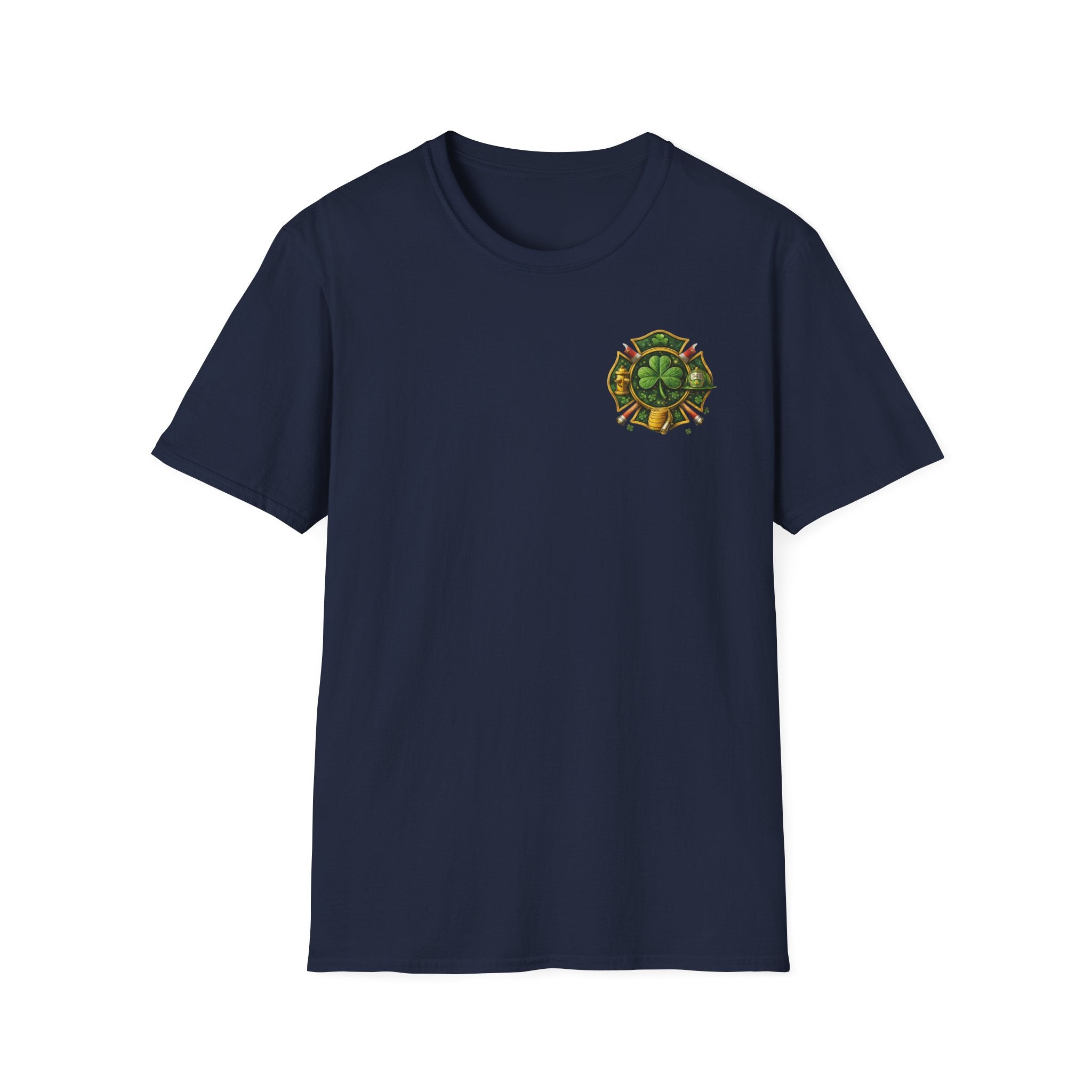 Lucky Firefighter- Unisex Softstyle T-Shirt