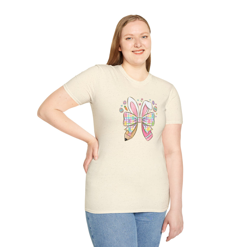 Bunny Pencil- Unisex Softstyle T-Shirt