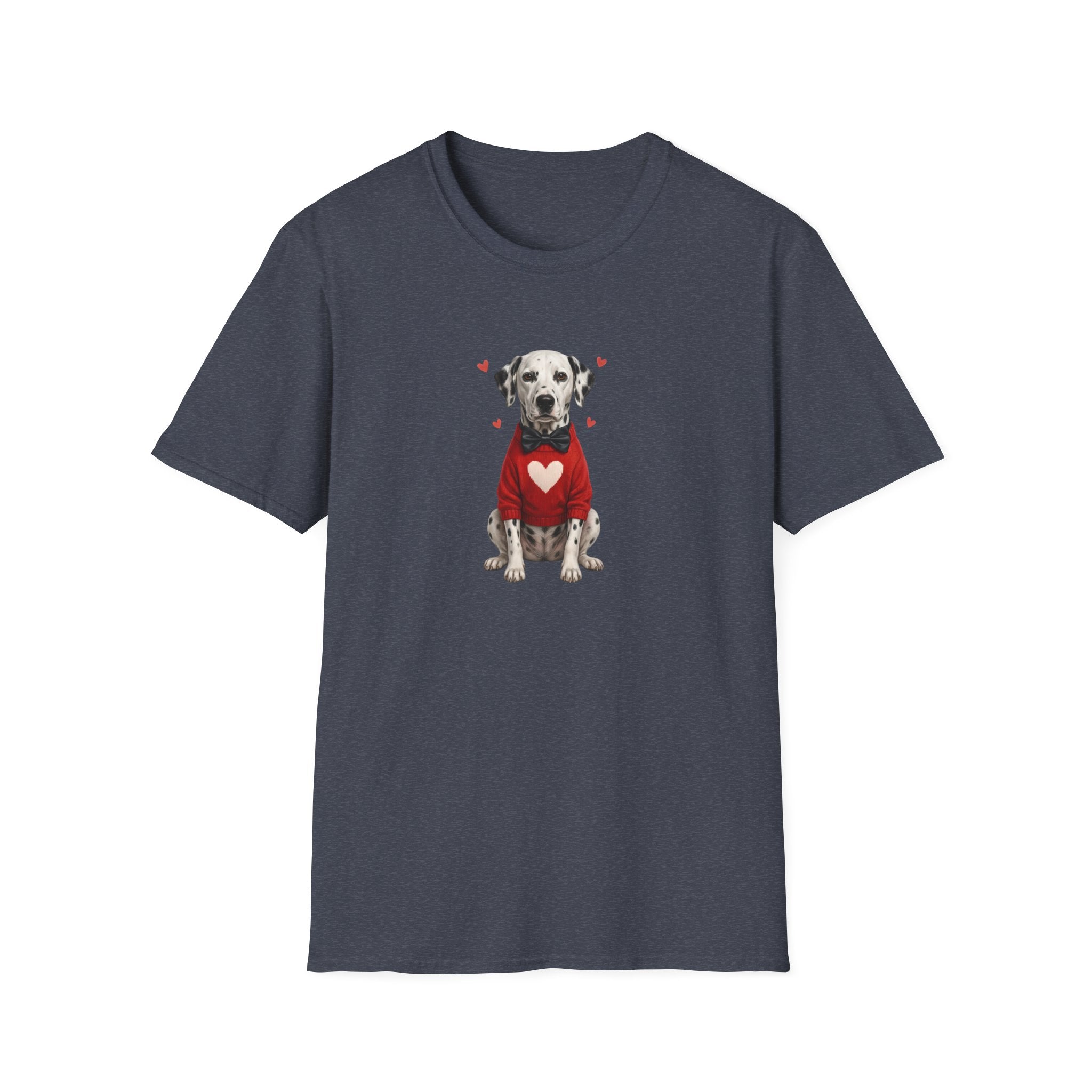 Dalmatian Bowtie- Unisex Softstyle T-Shirt
