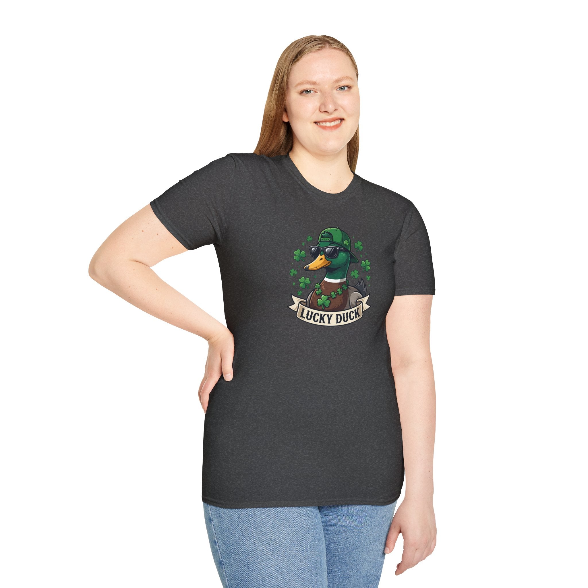 Lucky Duck- Unisex Softstyle T-Shirt