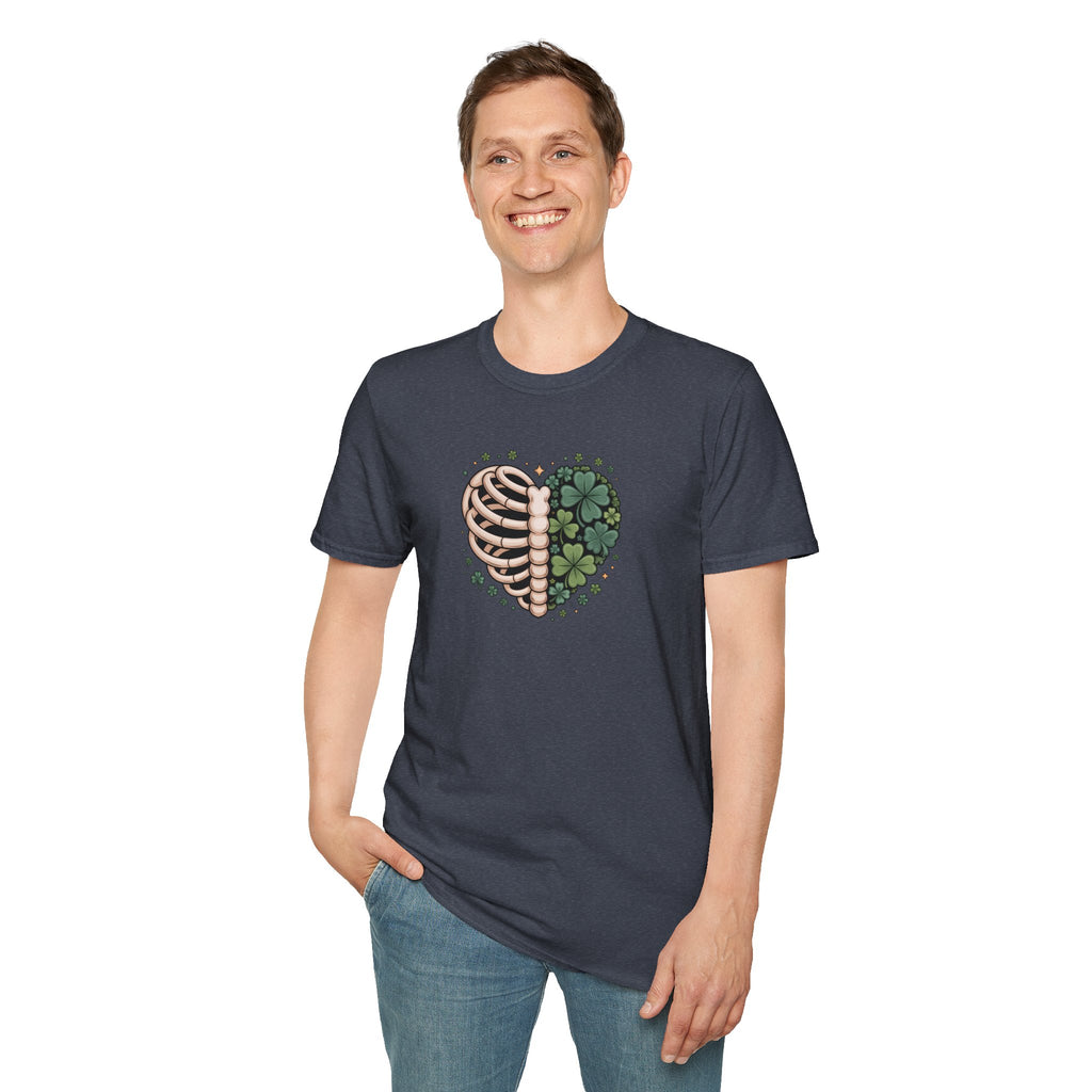 Rib Cage Shamrocks- Unisex Softstyle T-Shirt