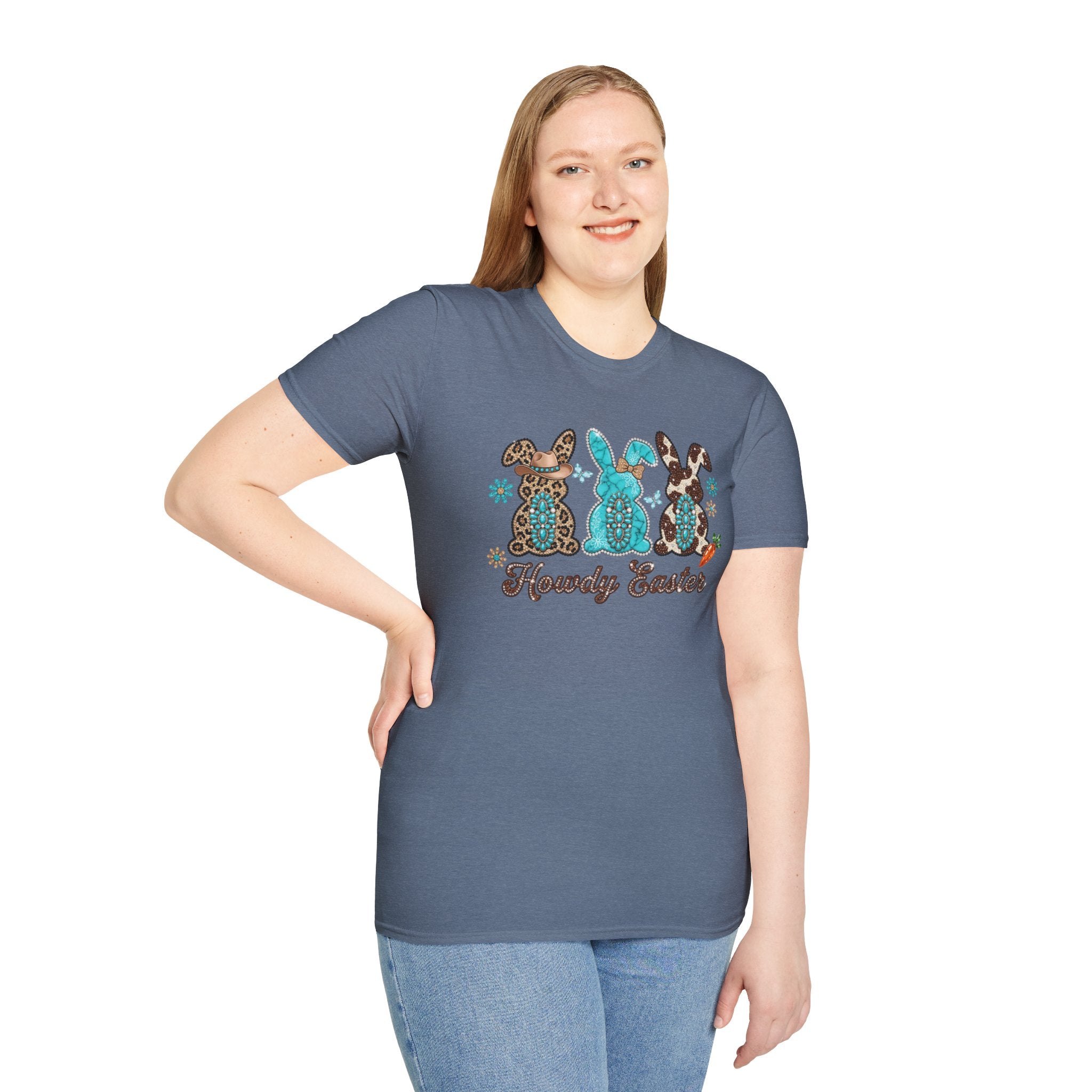 Howdy Easter- Unisex Softstyle T-Shirt