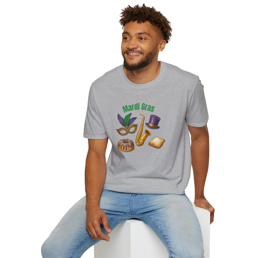 Mardi Gras Finest Items- Unisex Softstyle T-Shirt