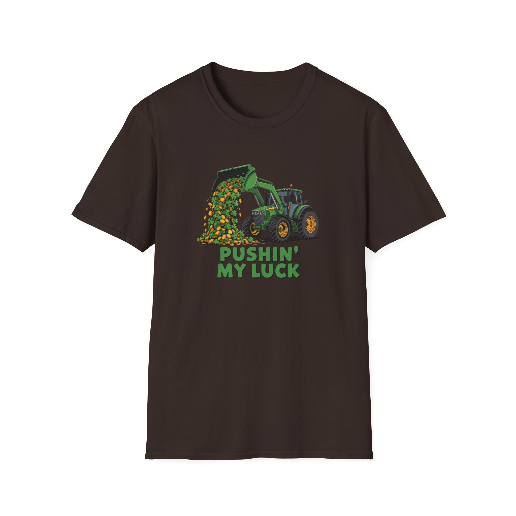 Pushin My Luck- Unisex Softstyle T-Shirt
