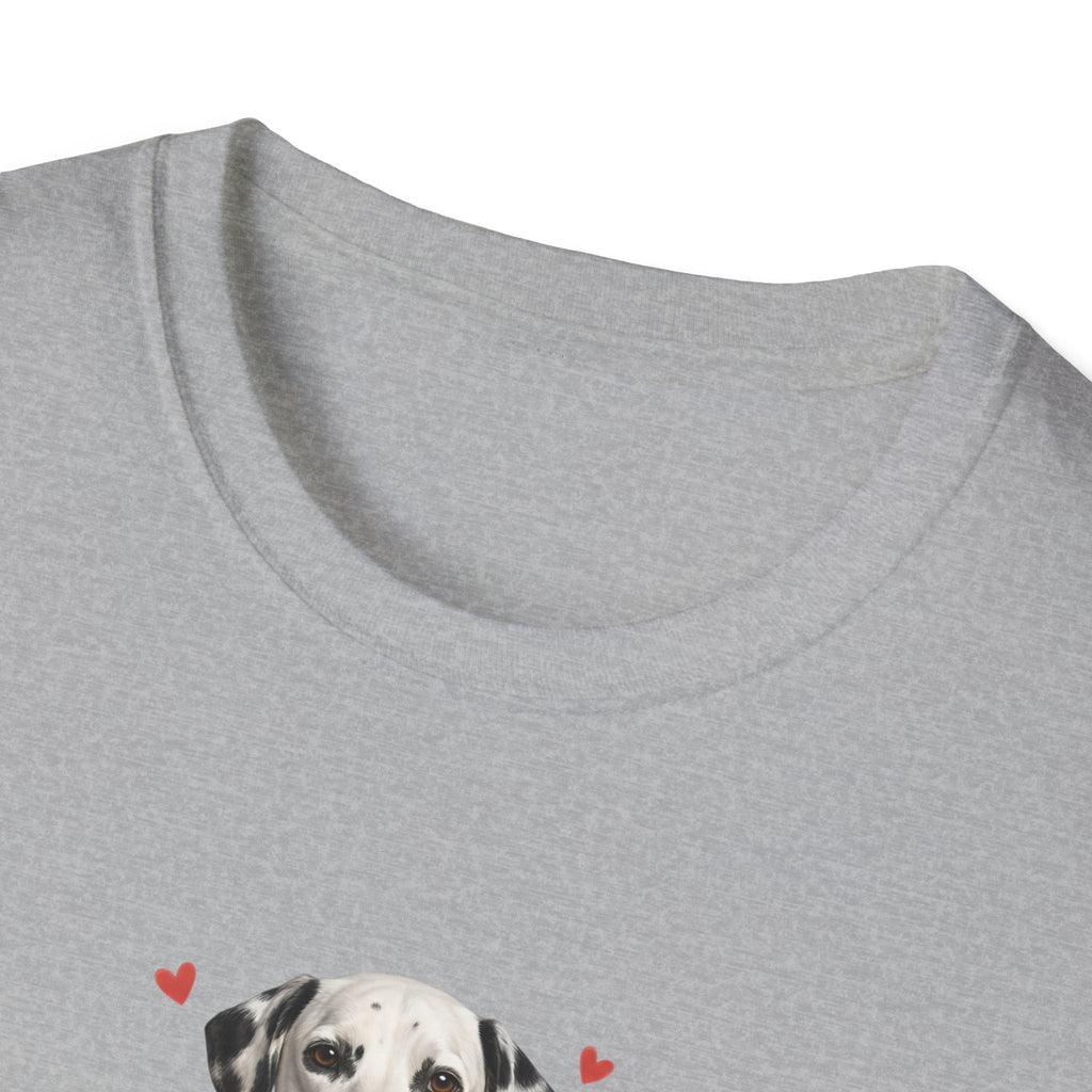 Dalmatian Bowtie- Unisex Softstyle T-Shirt