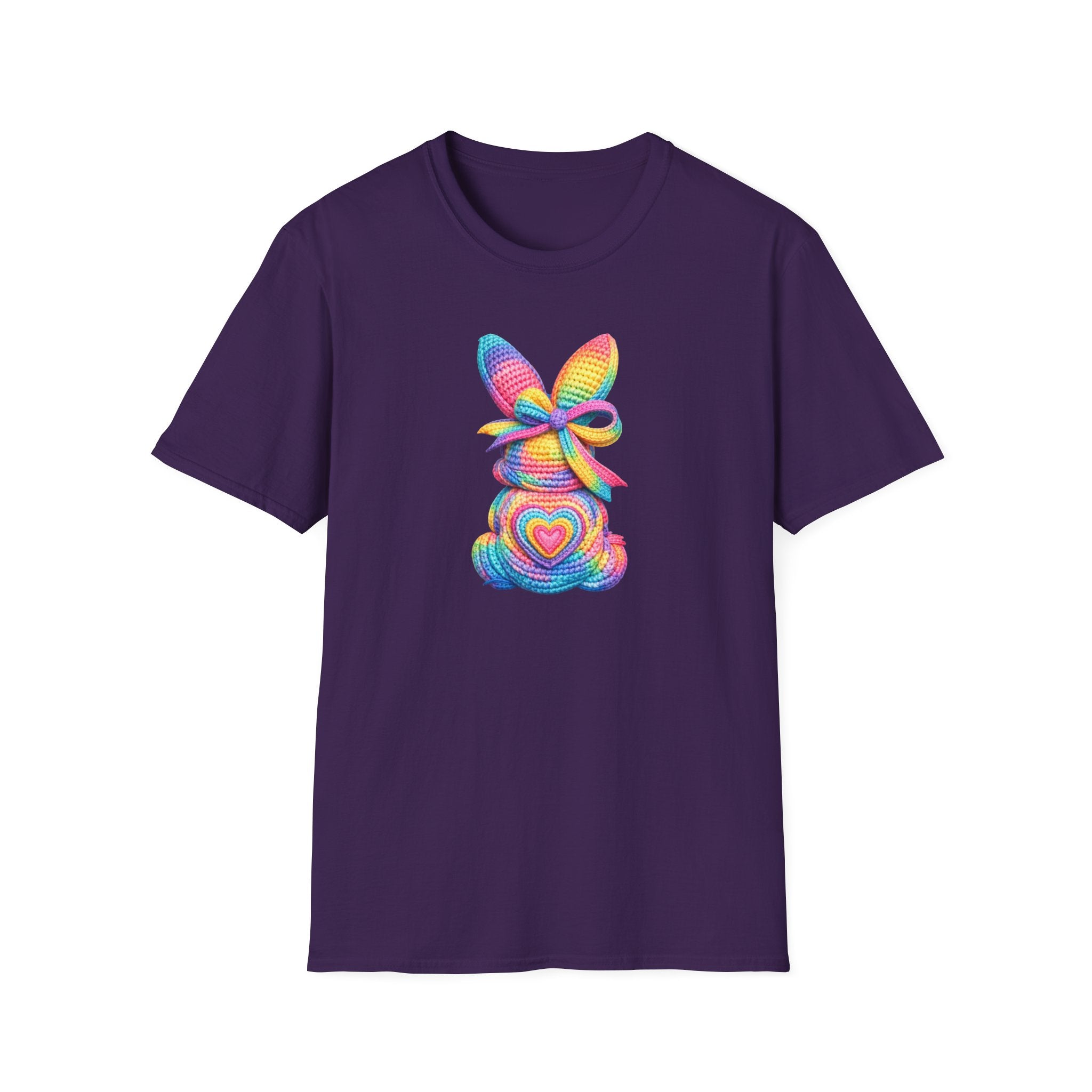 Tie Dye Bunny- Unisex Softstyle T-Shirt