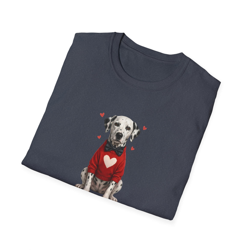 Dalmatian Bowtie- Unisex Softstyle T-Shirt