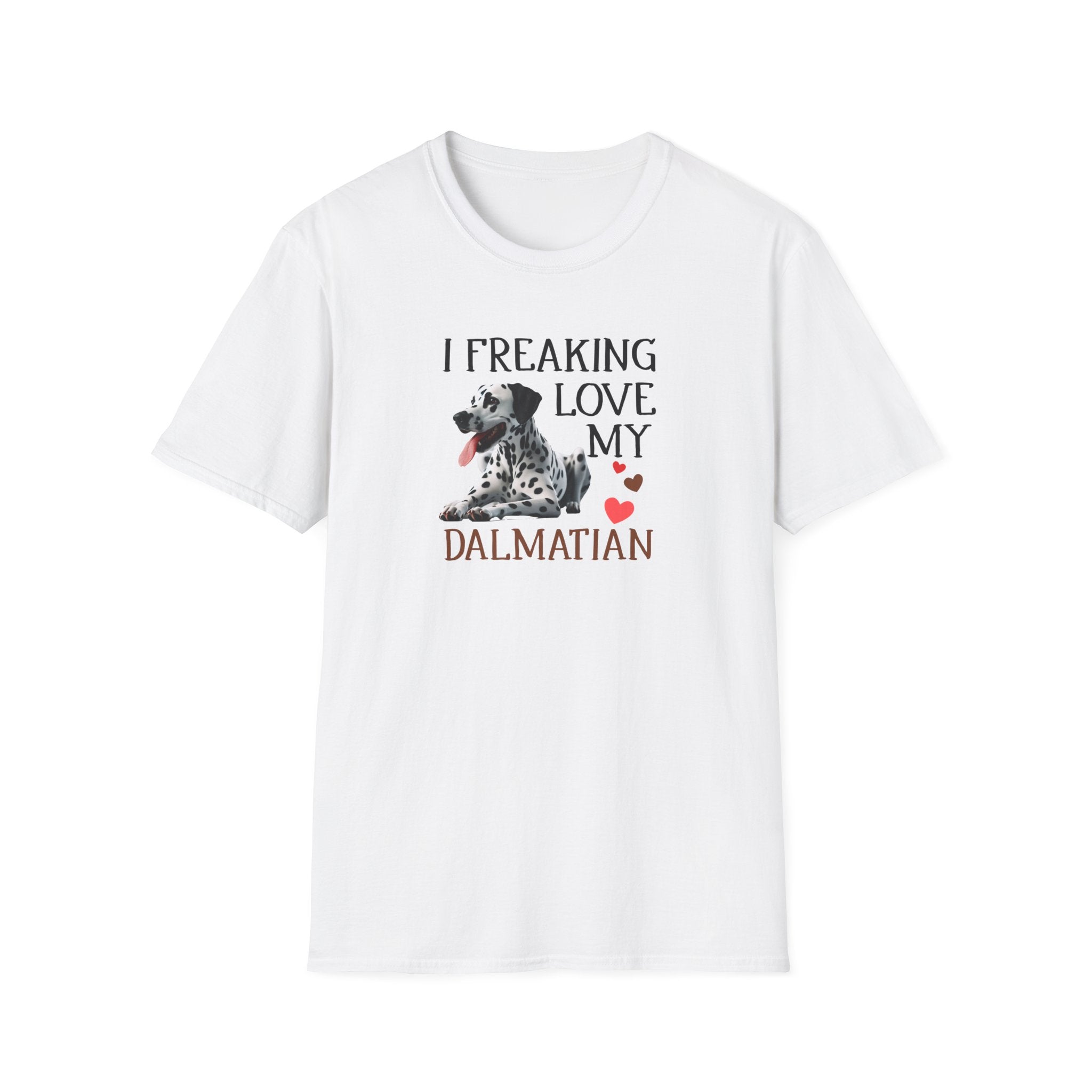 Love My Dalmatian- Unisex Softstyle T-Shirt