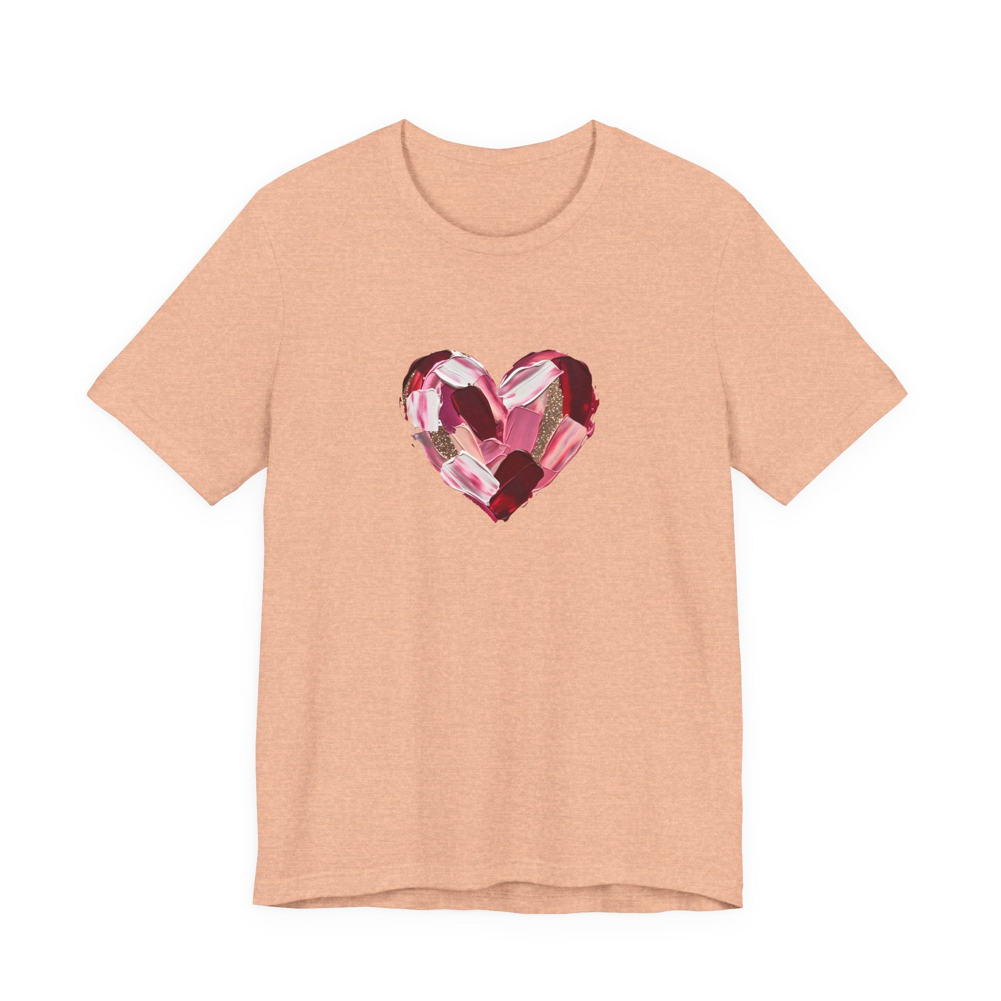 Painted Heart- Unisex Jersey Short Sleeve Tee
