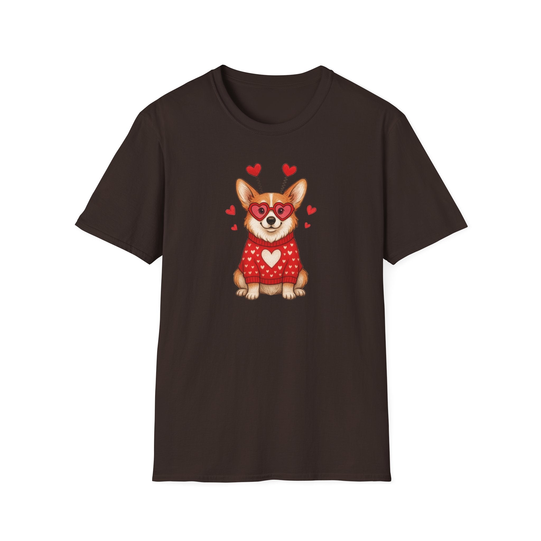 Love A Corgi- Unisex Softstyle T-Shirt