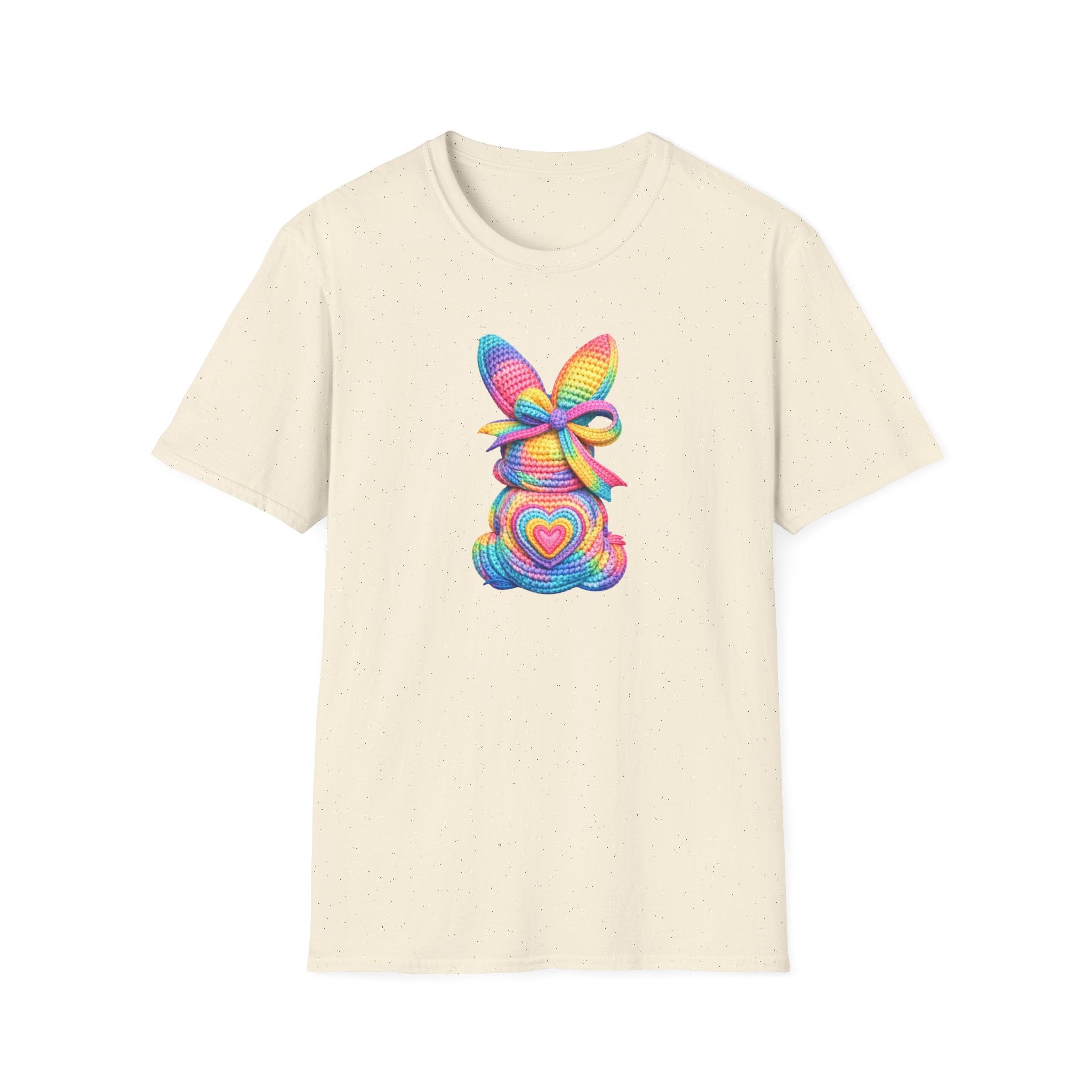 Tie Dye Bunny- Unisex Softstyle T-Shirt