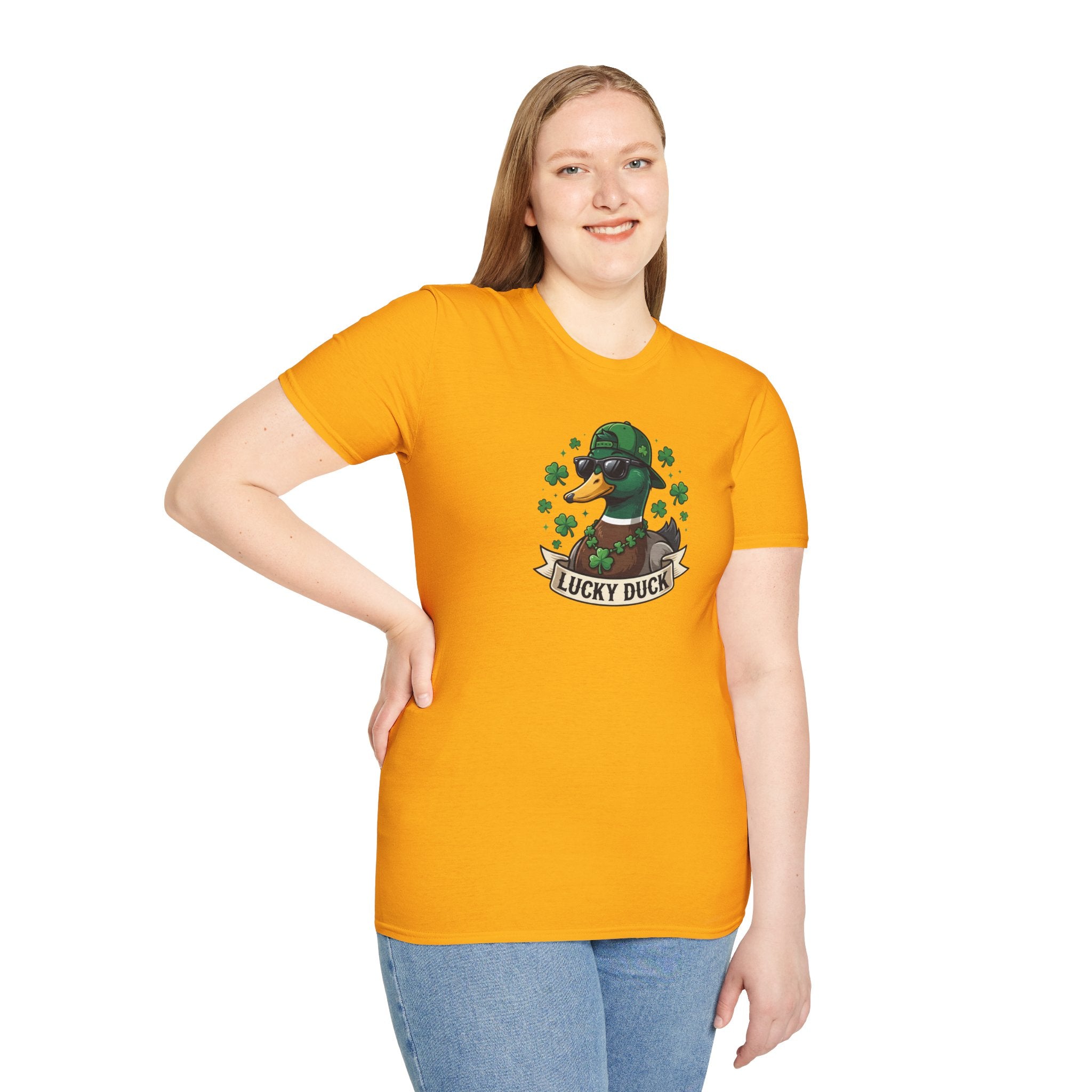 Lucky Duck- Unisex Softstyle T-Shirt