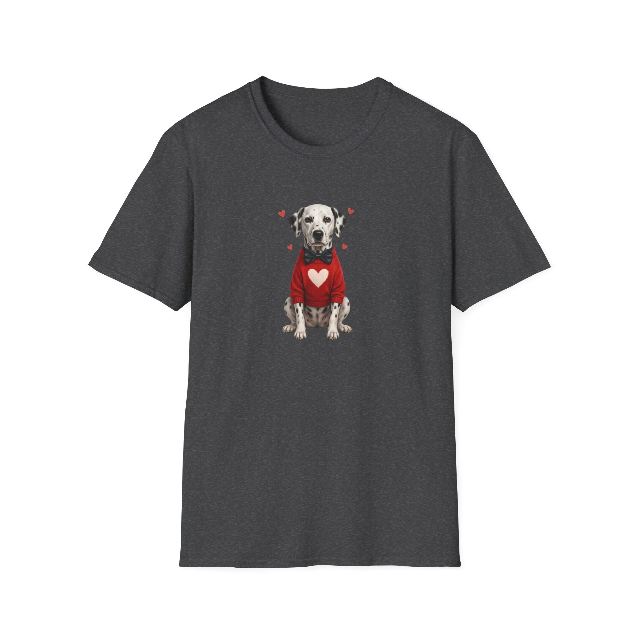 Dalmatian Bowtie- Unisex Softstyle T-Shirt
