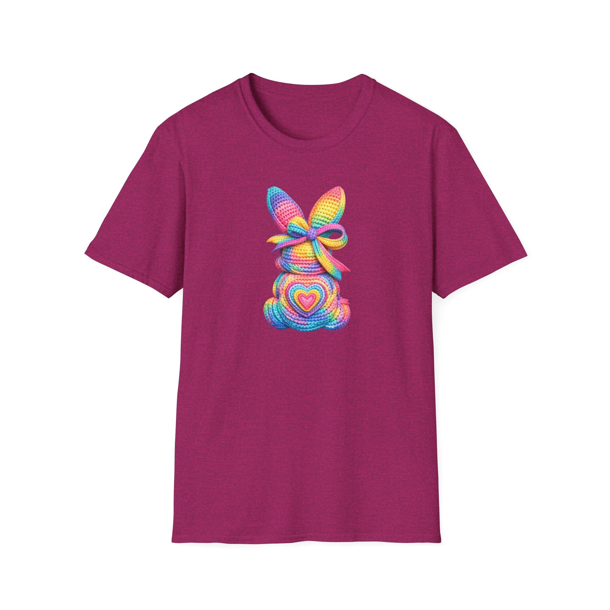 Tie Dye Bunny- Unisex Softstyle T-Shirt