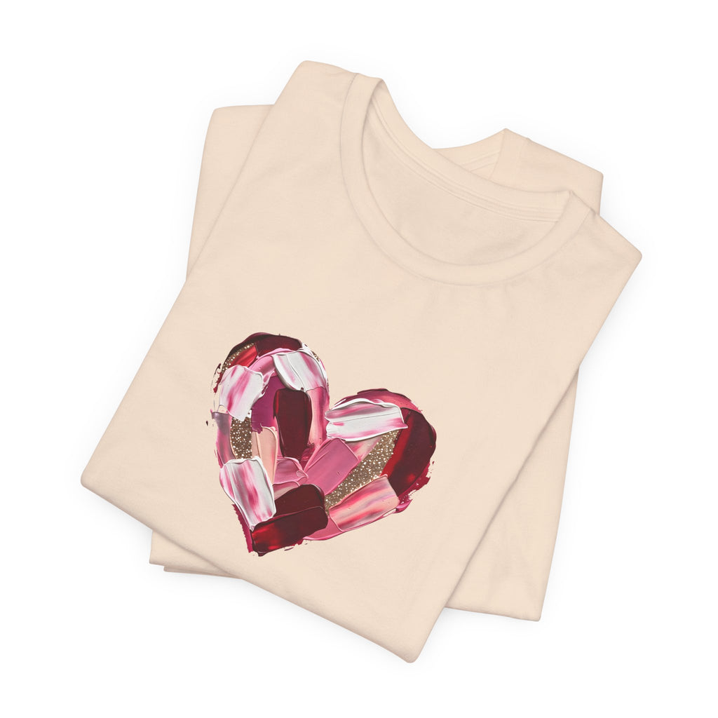 Painted Heart- Unisex Jersey Short Sleeve Tee