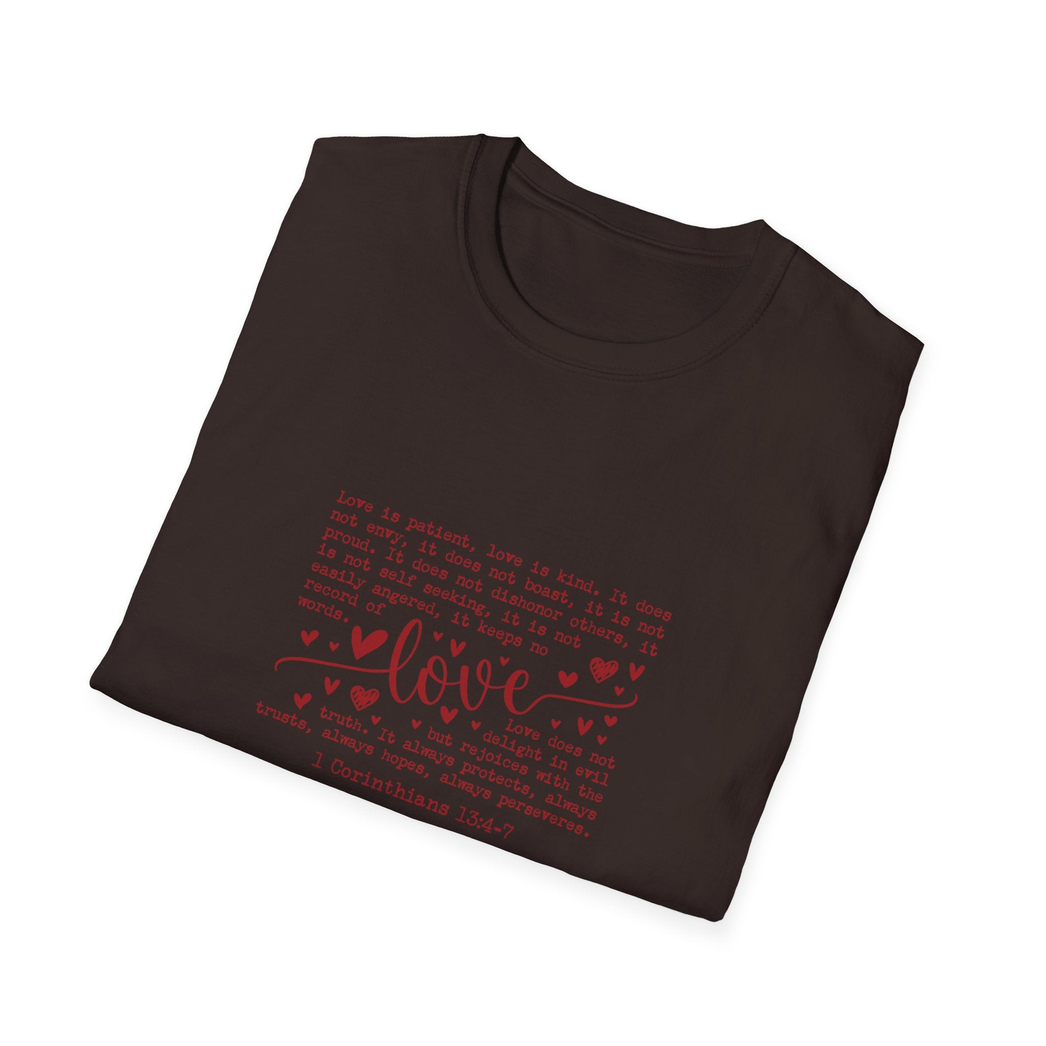 Love is patient- Unisex Softstyle T-Shirt