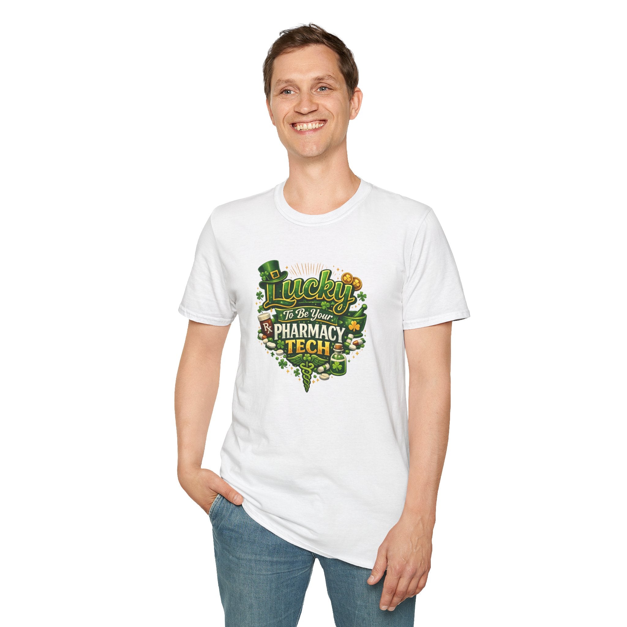 Pharmacy Tech- Unisex Softstyle T-Shirt