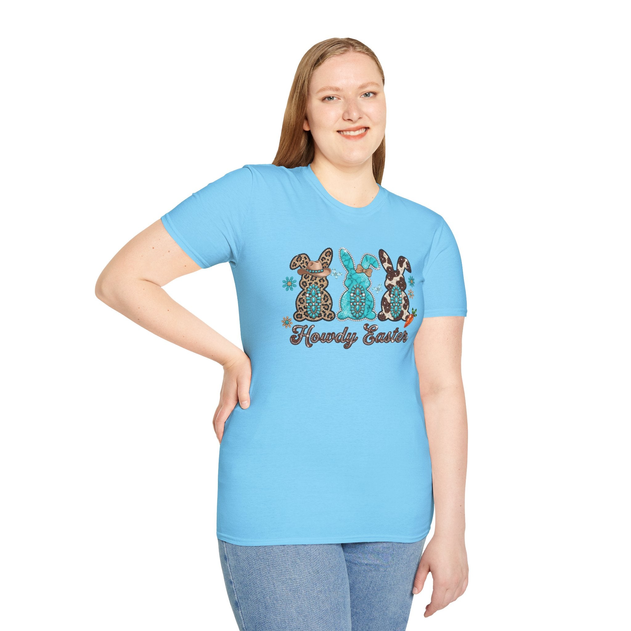 Howdy Easter- Unisex Softstyle T-Shirt