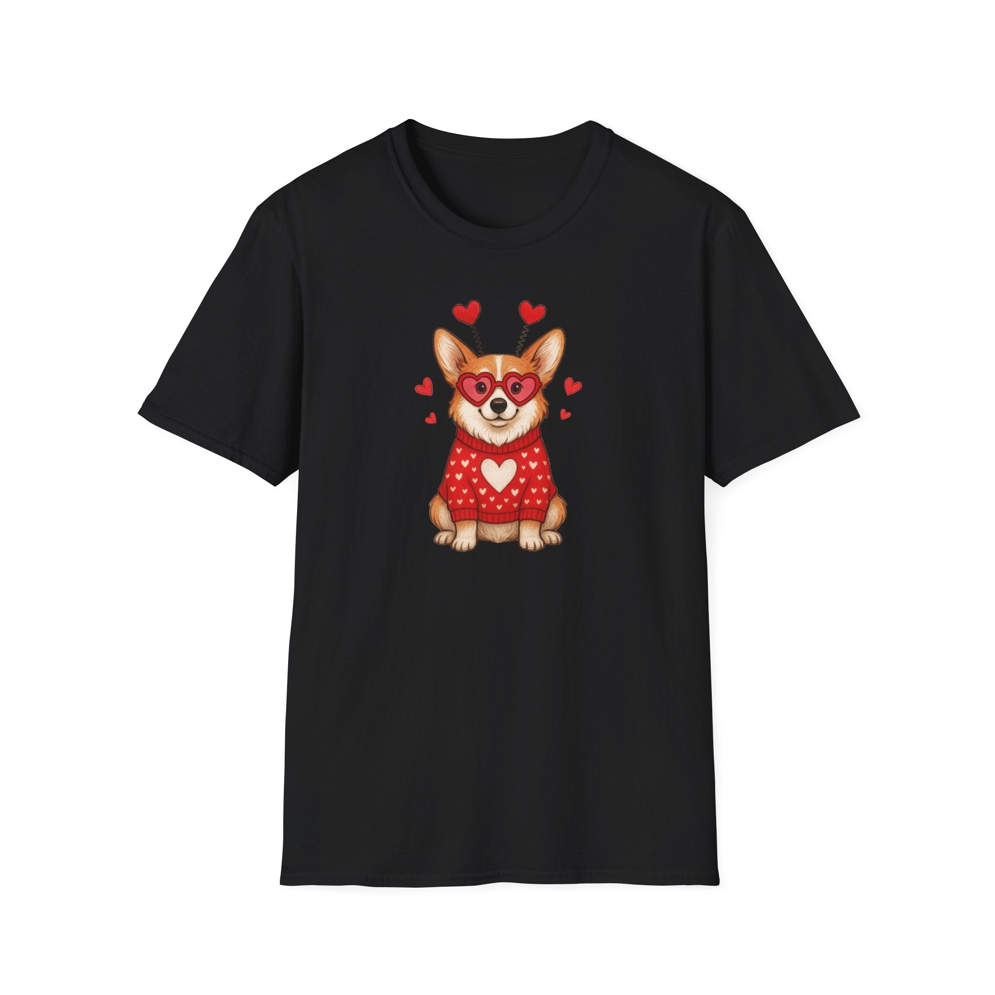Love A Corgi- Unisex Softstyle T-Shirt