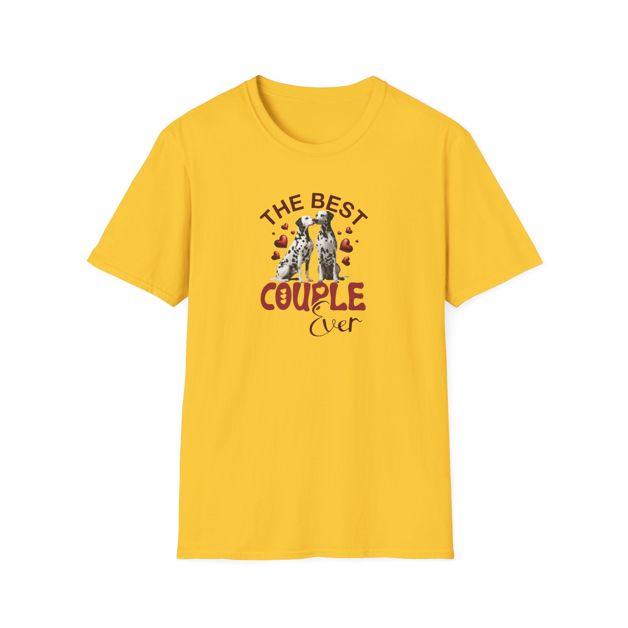 Best Couple Dalmatians- Unisex Softstyle T-Shirt