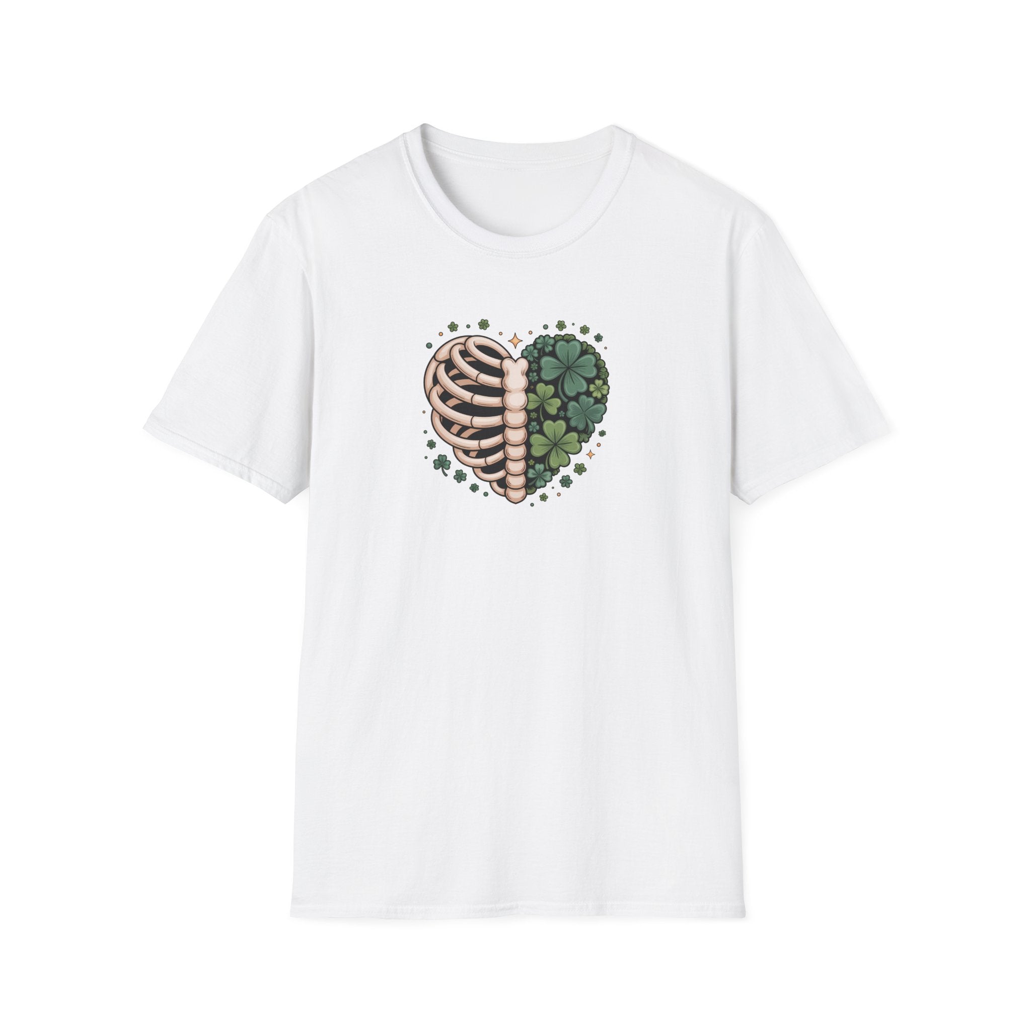 Rib Cage Shamrocks- Unisex Softstyle T-Shirt
