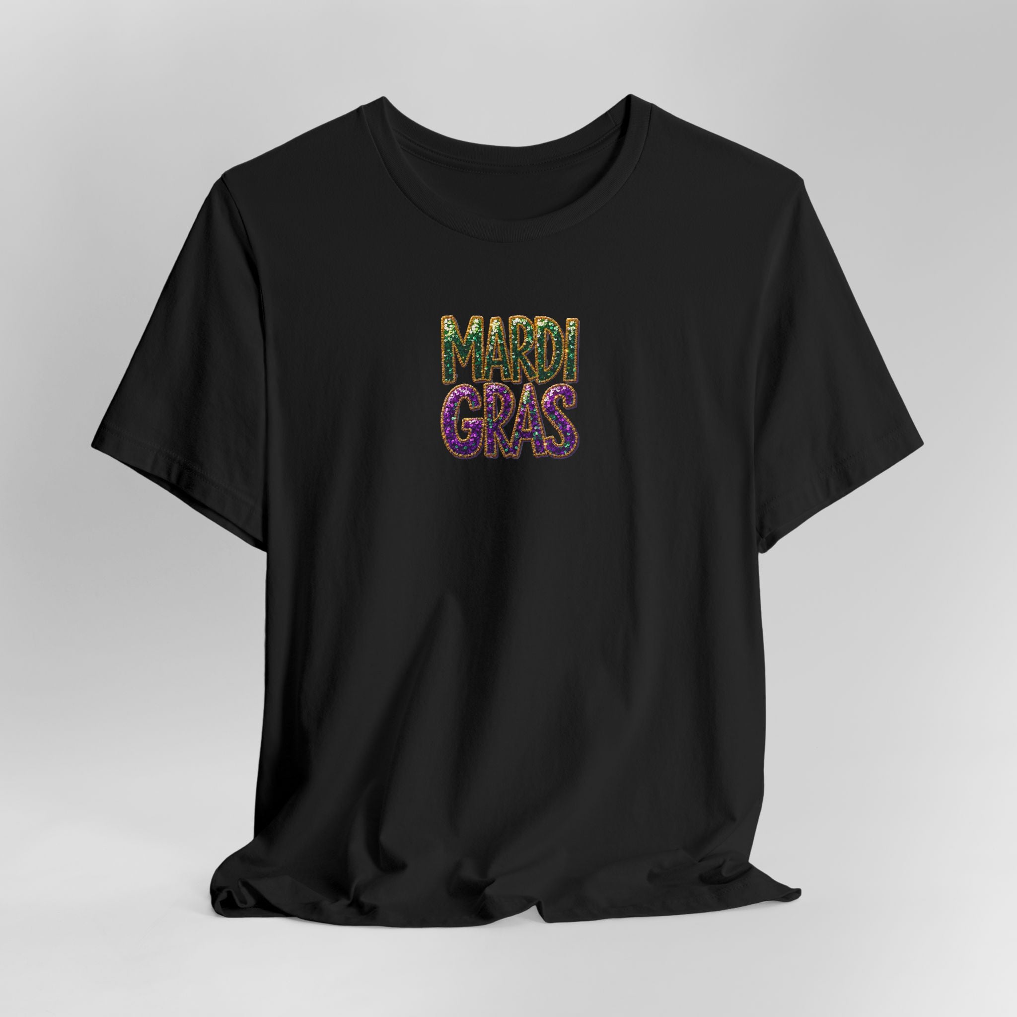 Sparkle Mardi Gras- Unisex Jersey Short Sleeve Tee