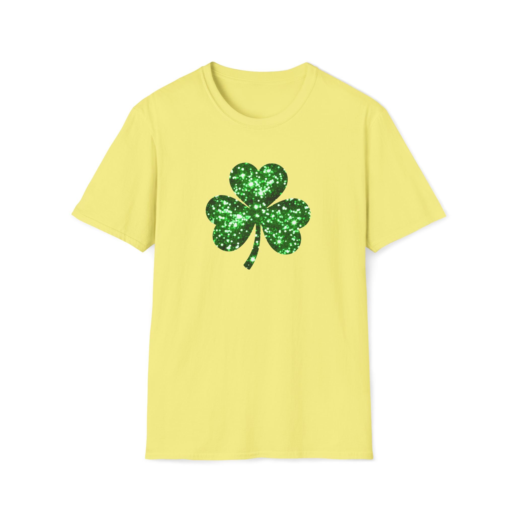 3 leaf clover- Unisex Softstyle T-Shirt