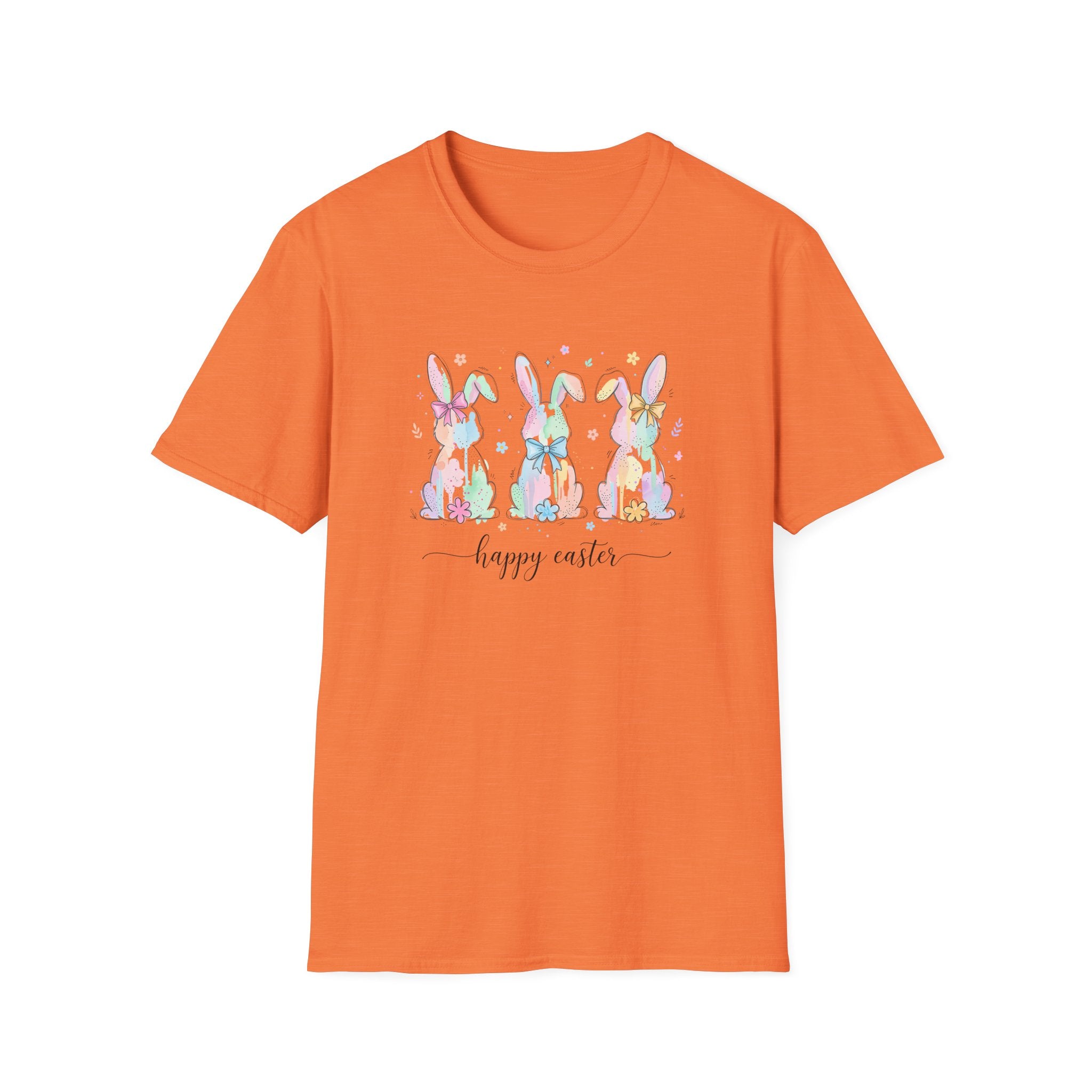 Spring Color Bunny- Unisex Softstyle T-Shirt