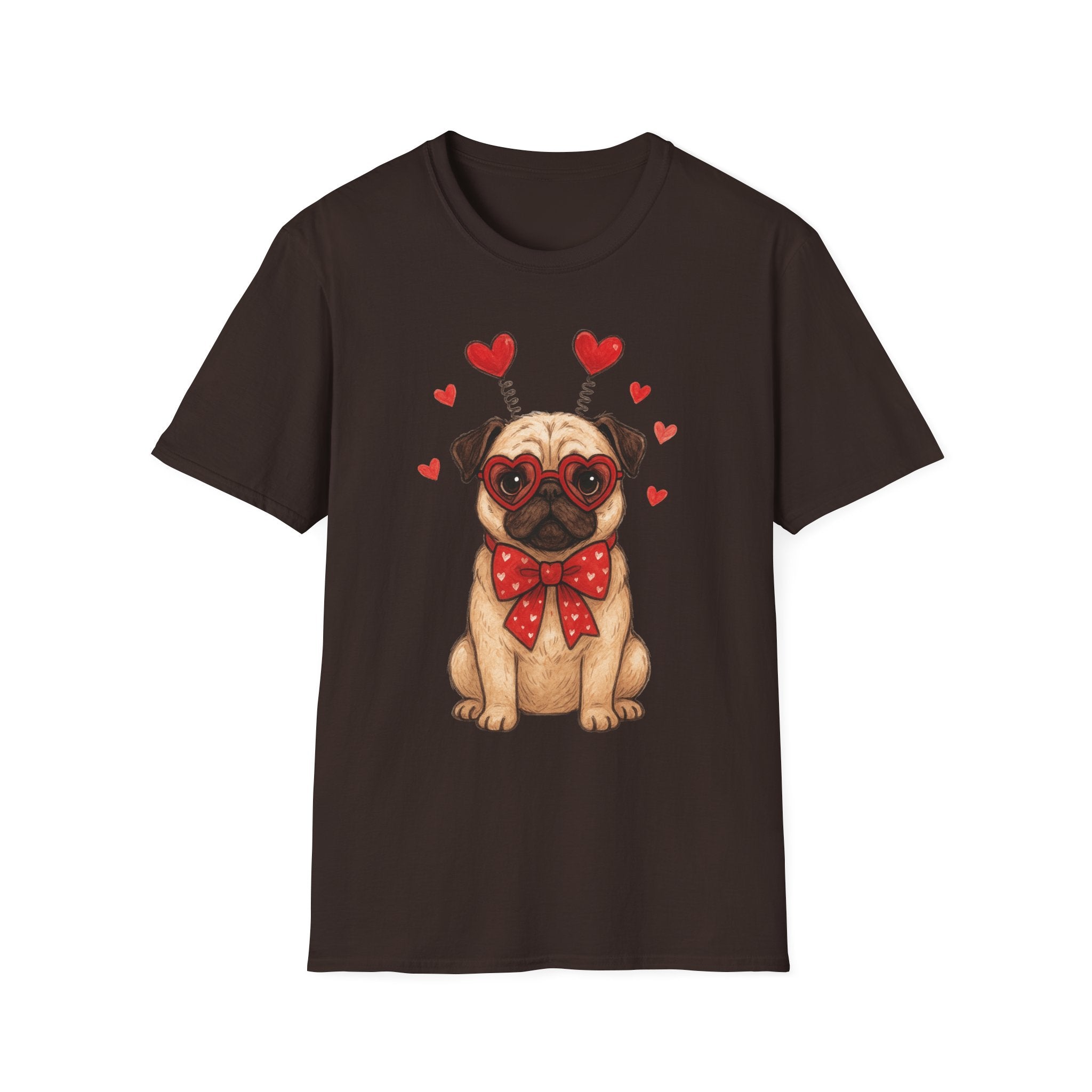 Pug Love- Unisex Softstyle T-Shirt