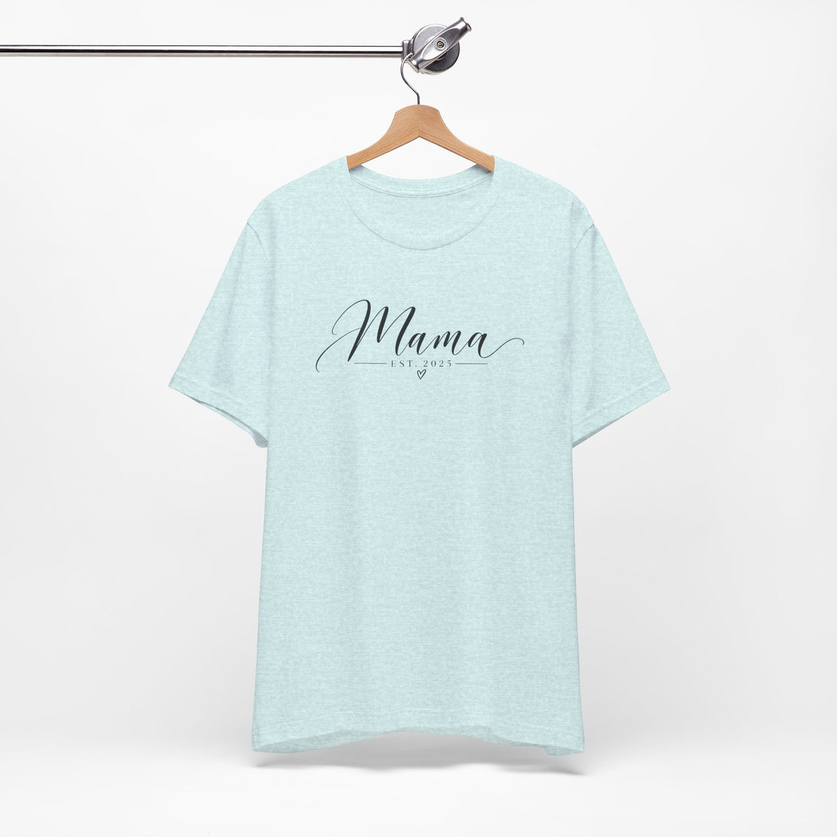 Mama Est. 2025 T-Shirt — Elegant Script Mama Tee