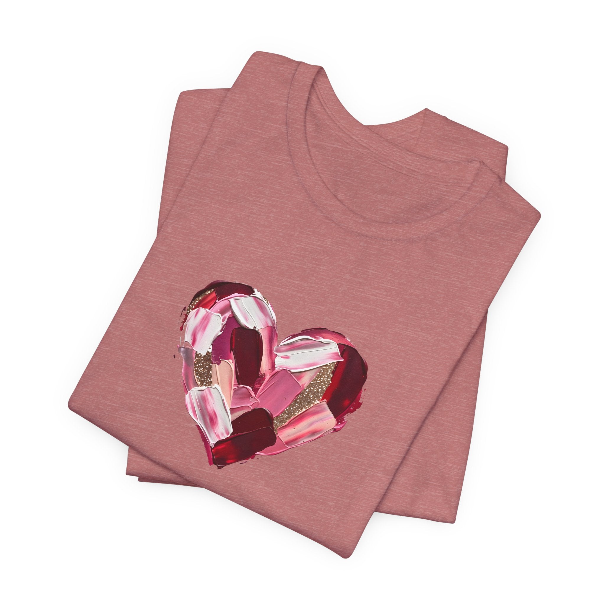 Painted Heart- Unisex Jersey Short Sleeve Tee
