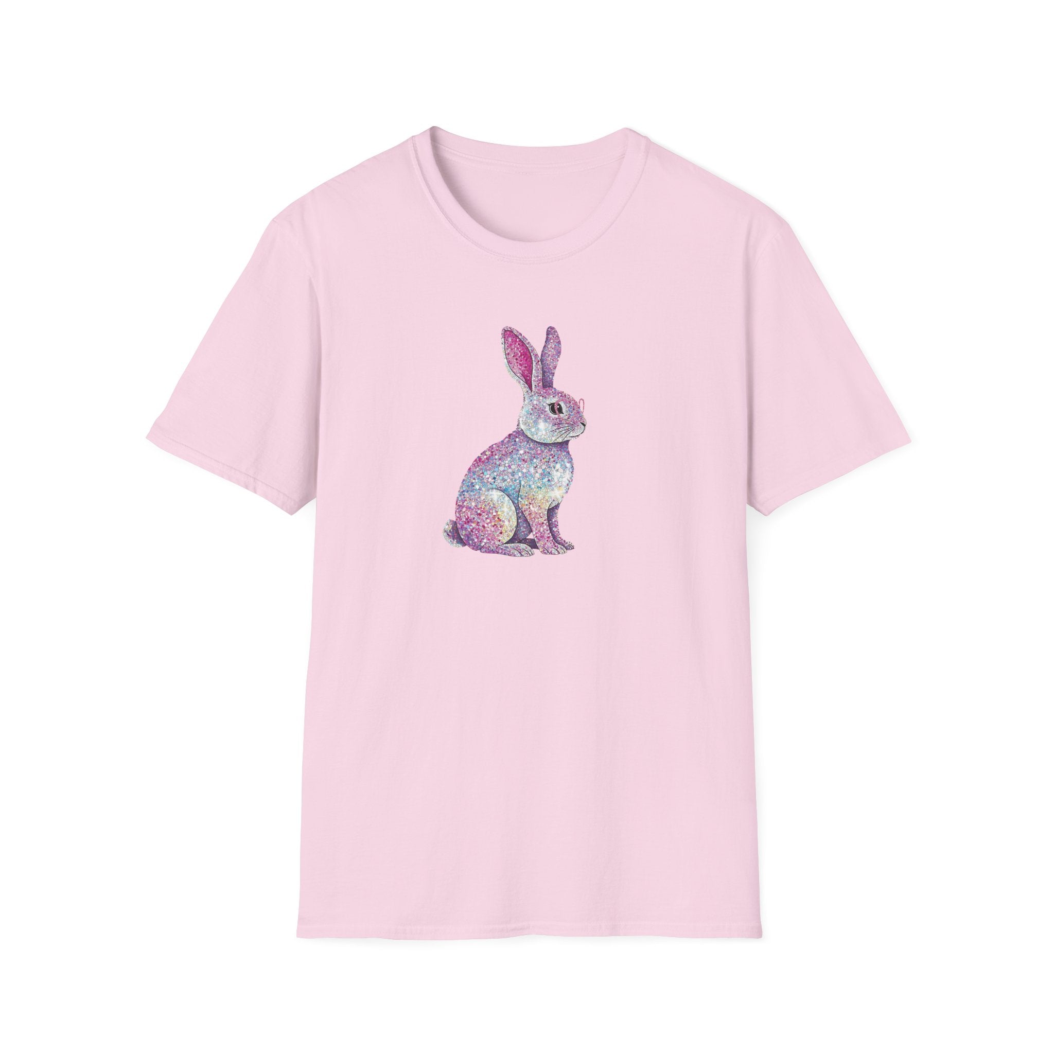 Glitter Bunny- Unisex Softstyle T-Shirt