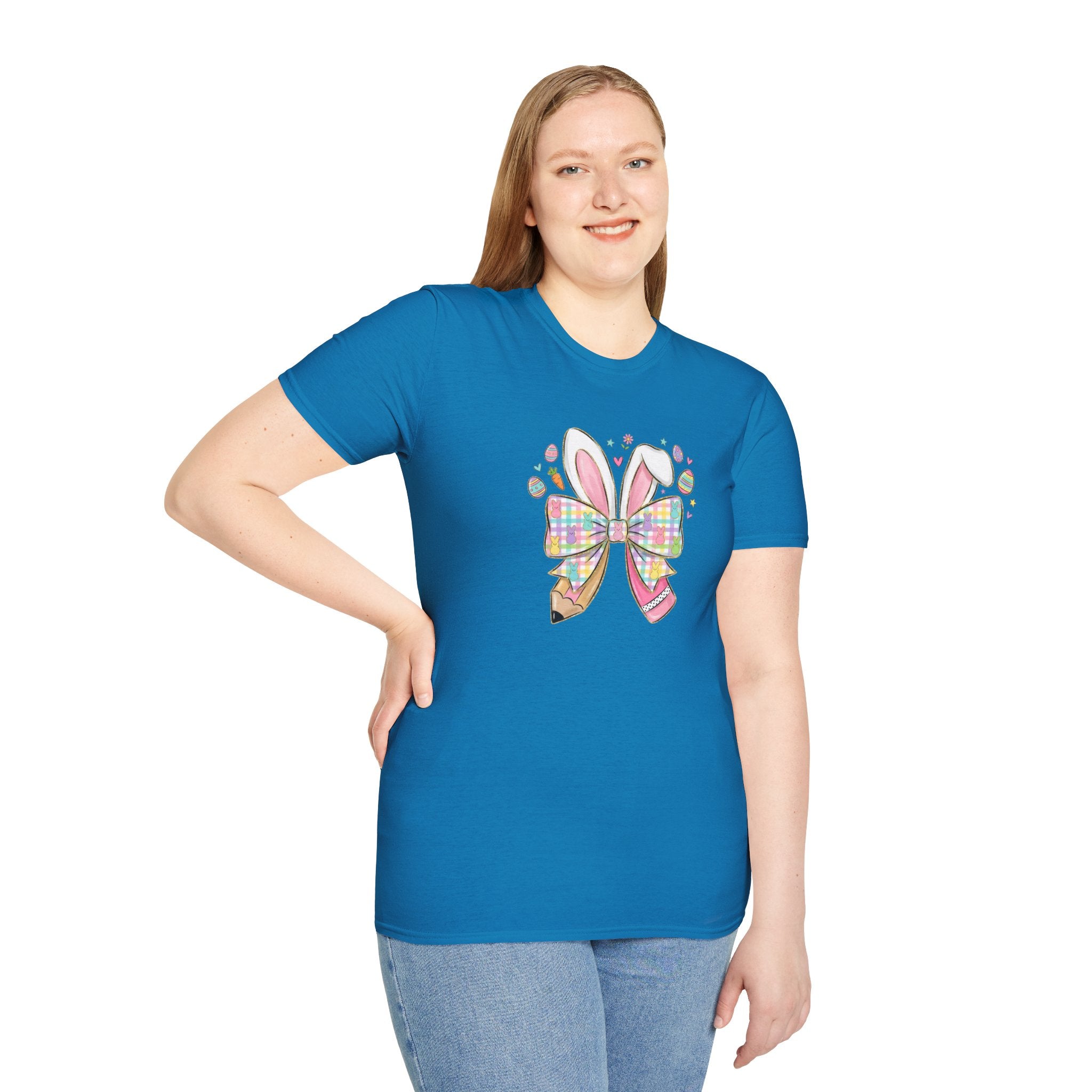 Bunny Pencil- Unisex Softstyle T-Shirt