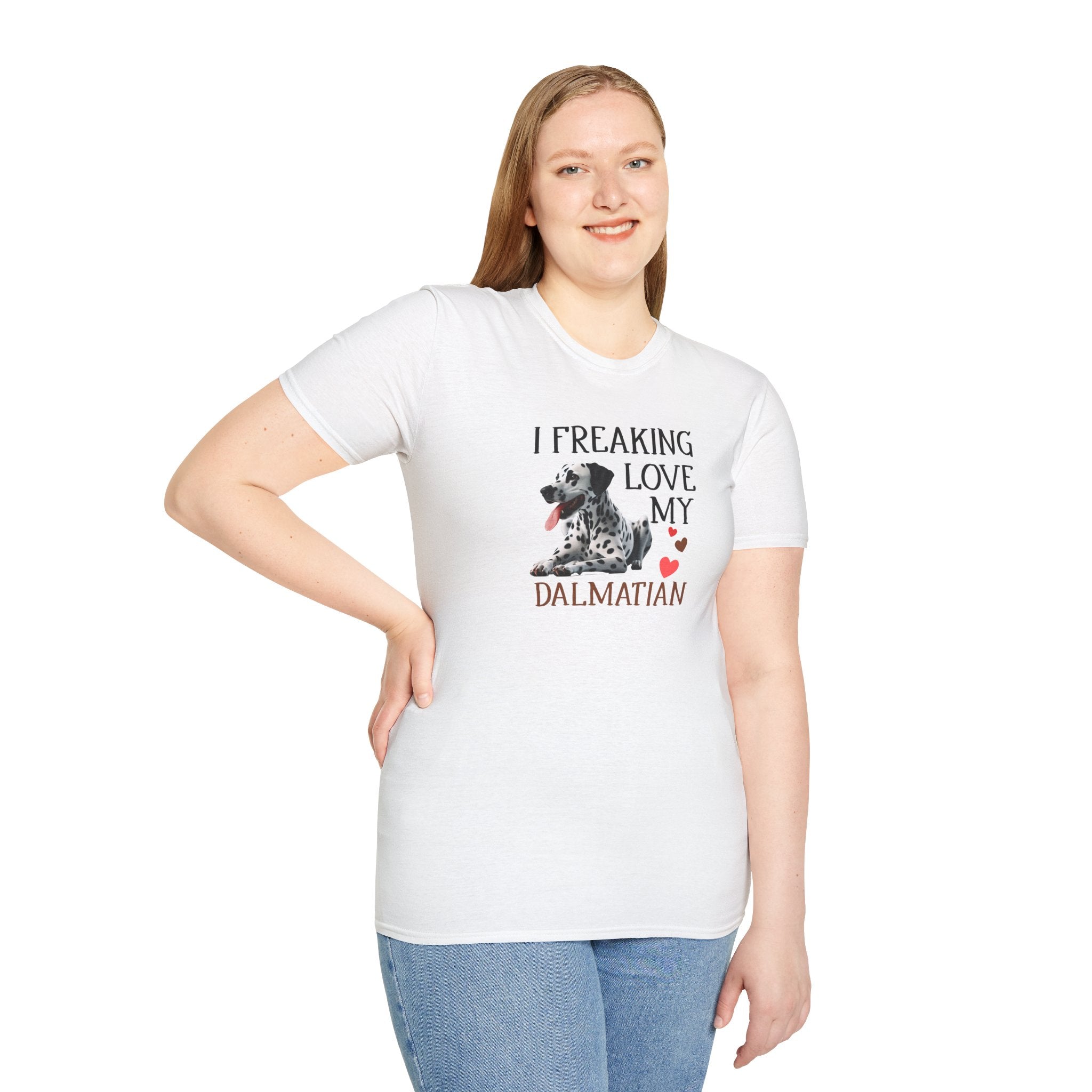 Love My Dalmatian- Unisex Softstyle T-Shirt