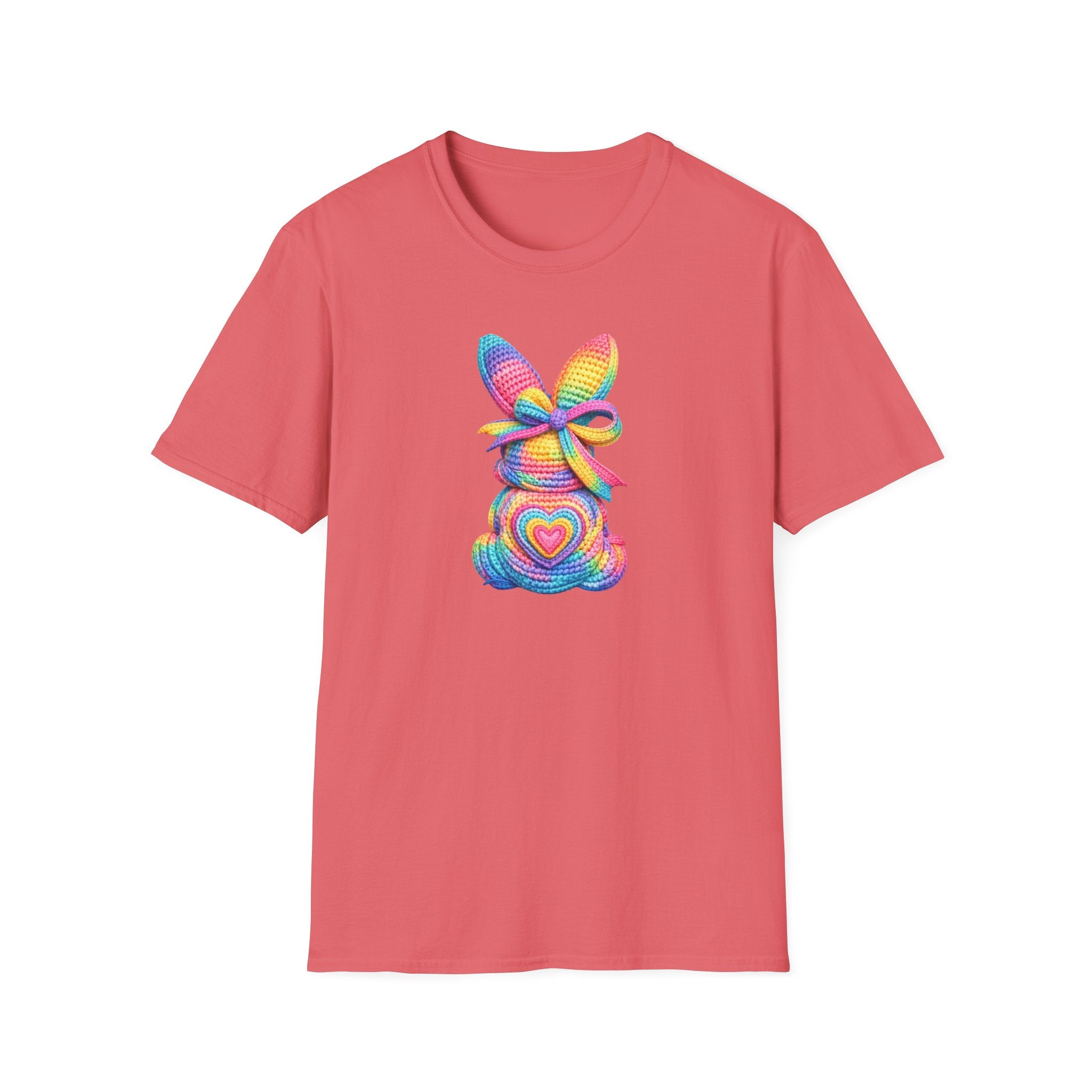 Tie Dye Bunny- Unisex Softstyle T-Shirt