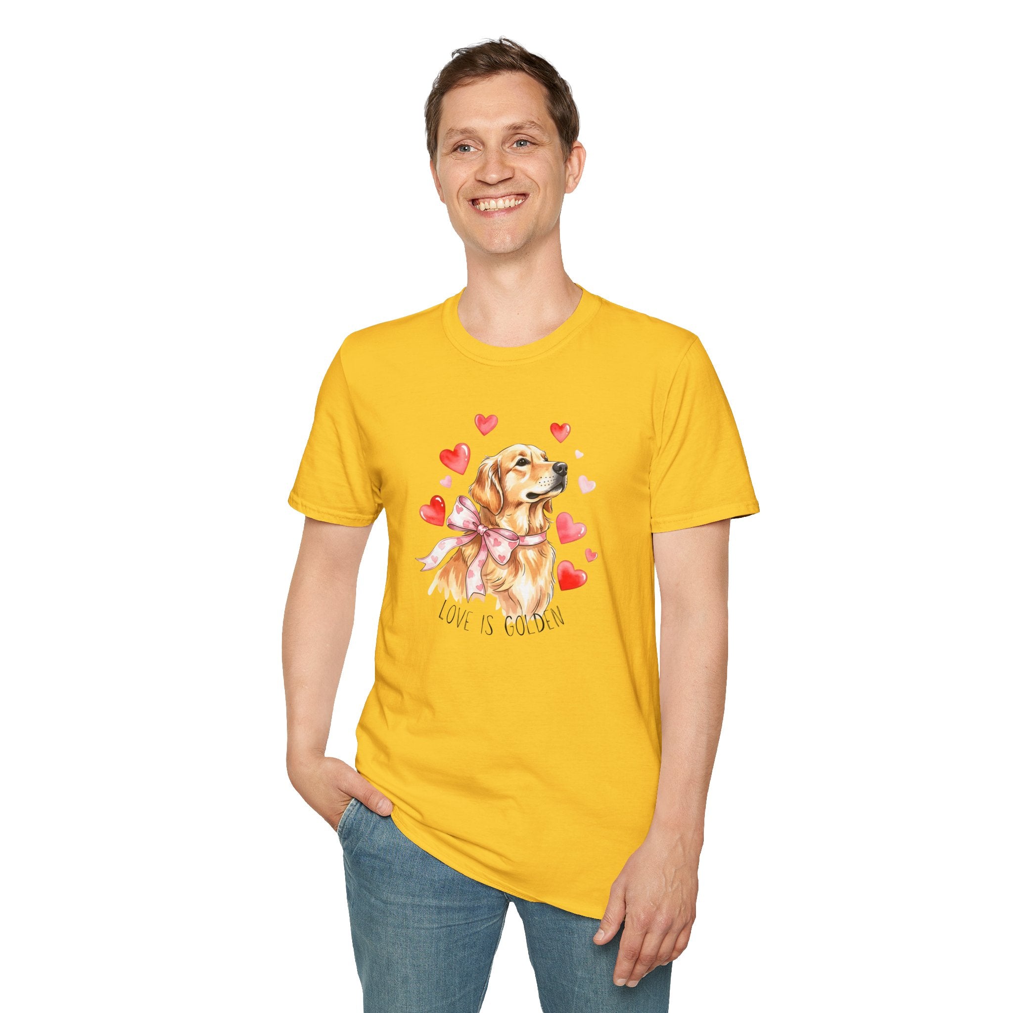 Love Is Golden- Unisex Softstyle T-Shirt