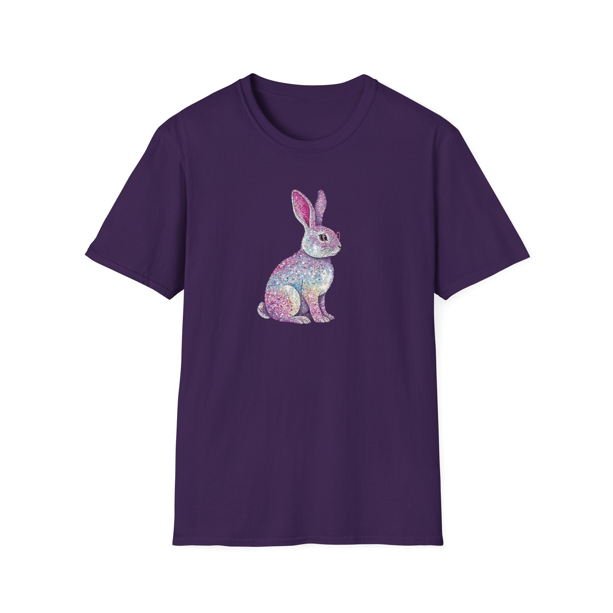 Glitter Bunny- Unisex Softstyle T-Shirt