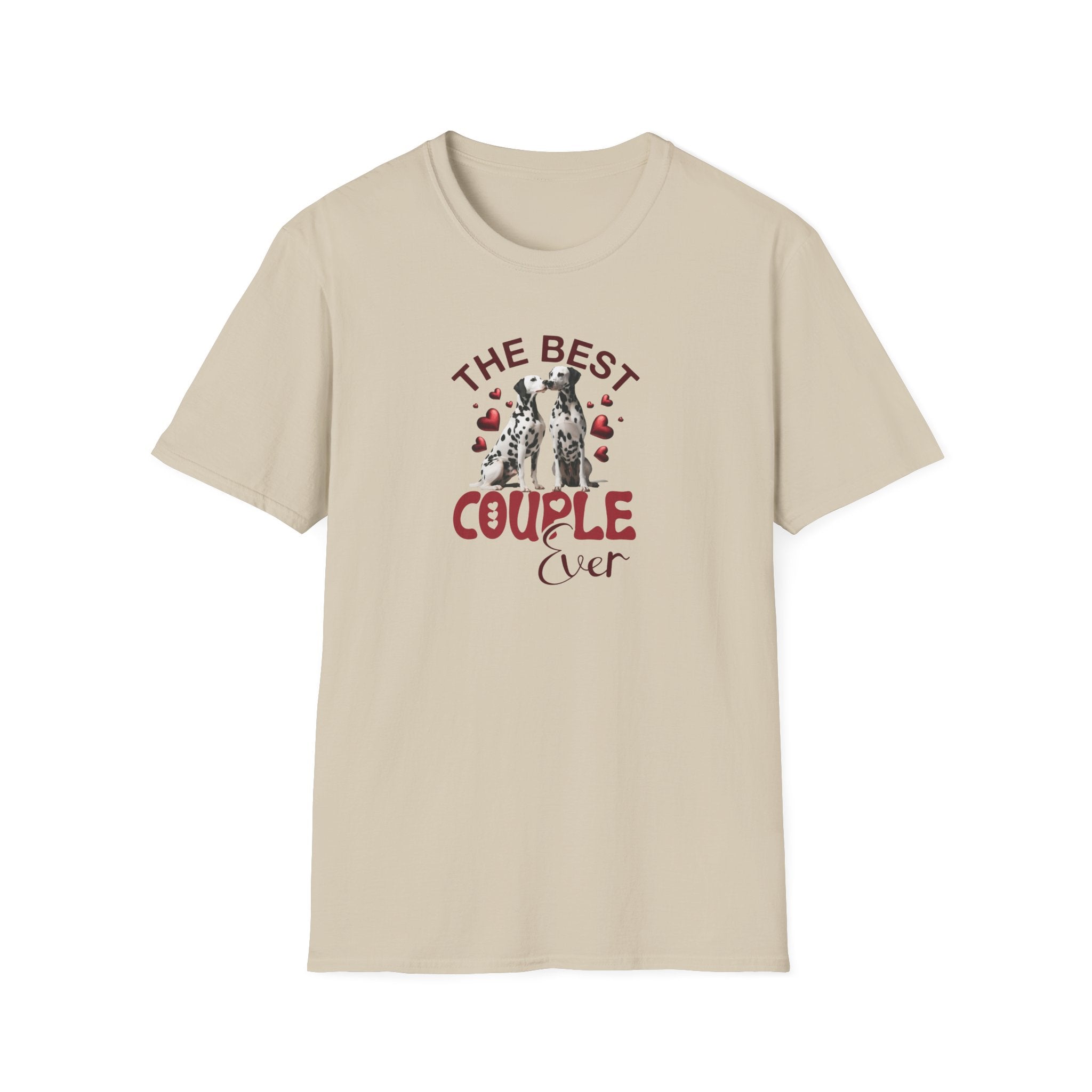 Best Couple Dalmatians- Unisex Softstyle T-Shirt