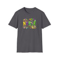Nurse Mardi Gras- Unisex Softstyle T-Shirt