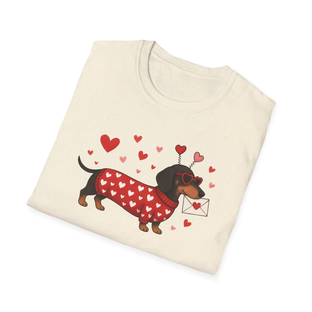 Dachsund Love- Unisex Softstyle T-Shirt