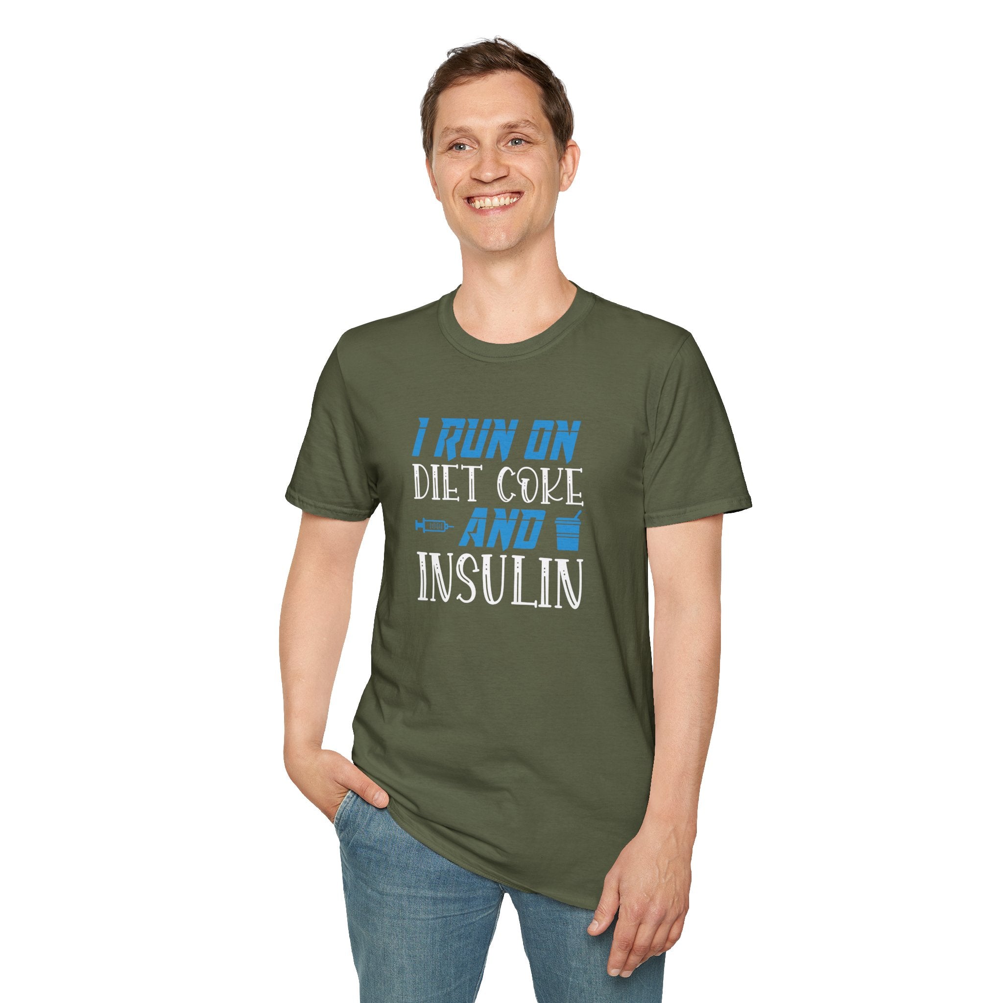DC & Insulin- Unisex Softstyle T-Shirt
