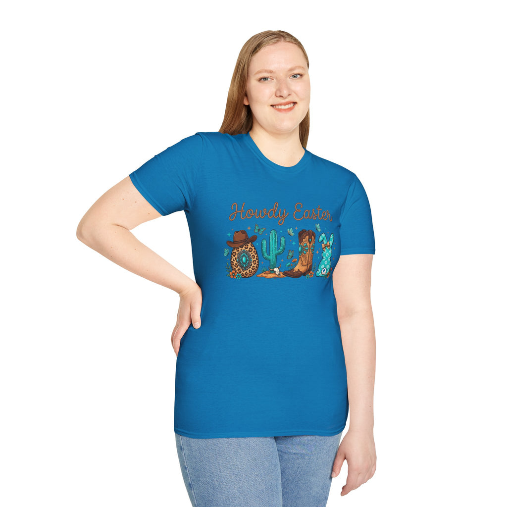 Howdy Easter- Unisex Softstyle T-Shirt