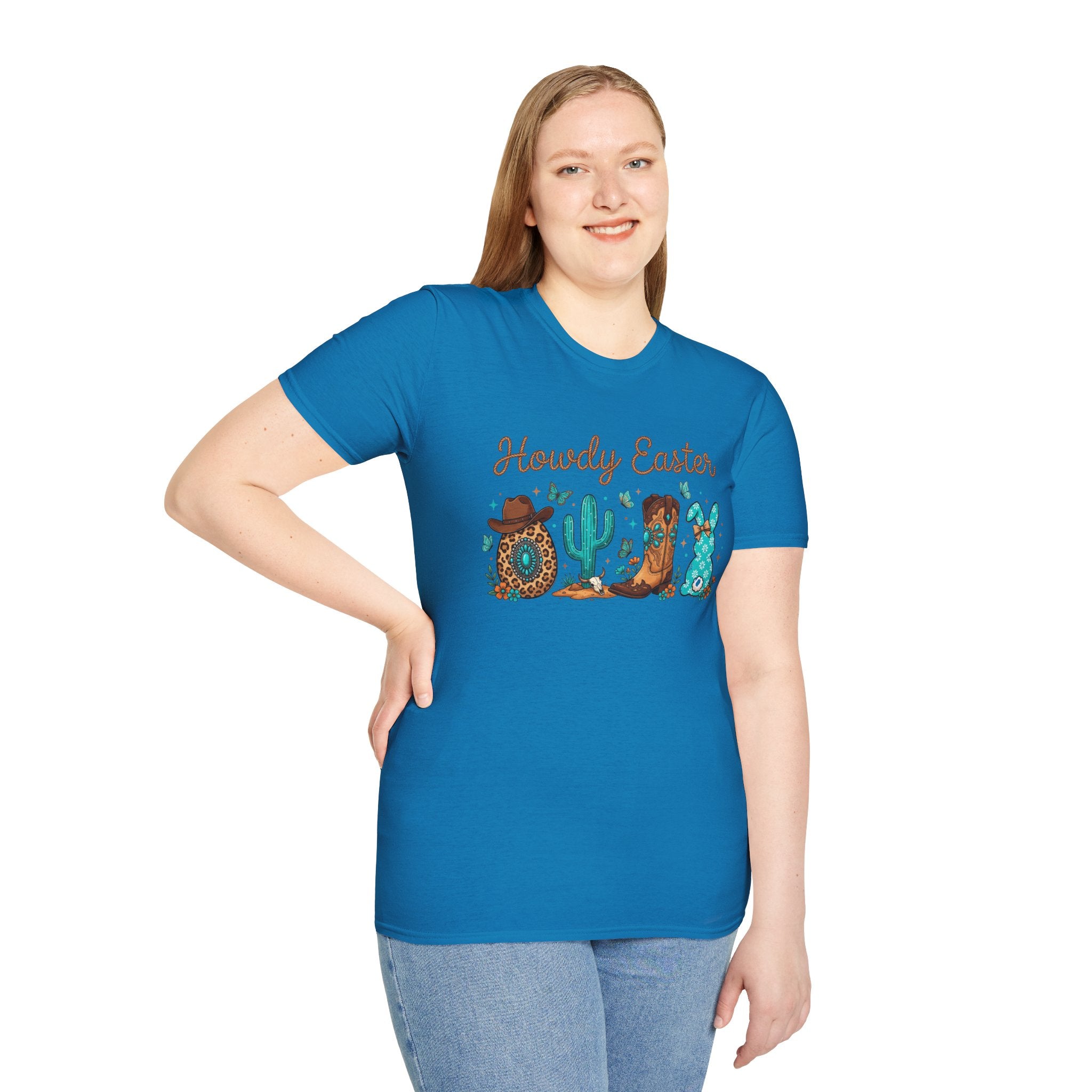 Howdy Easter- Unisex Softstyle T-Shirt