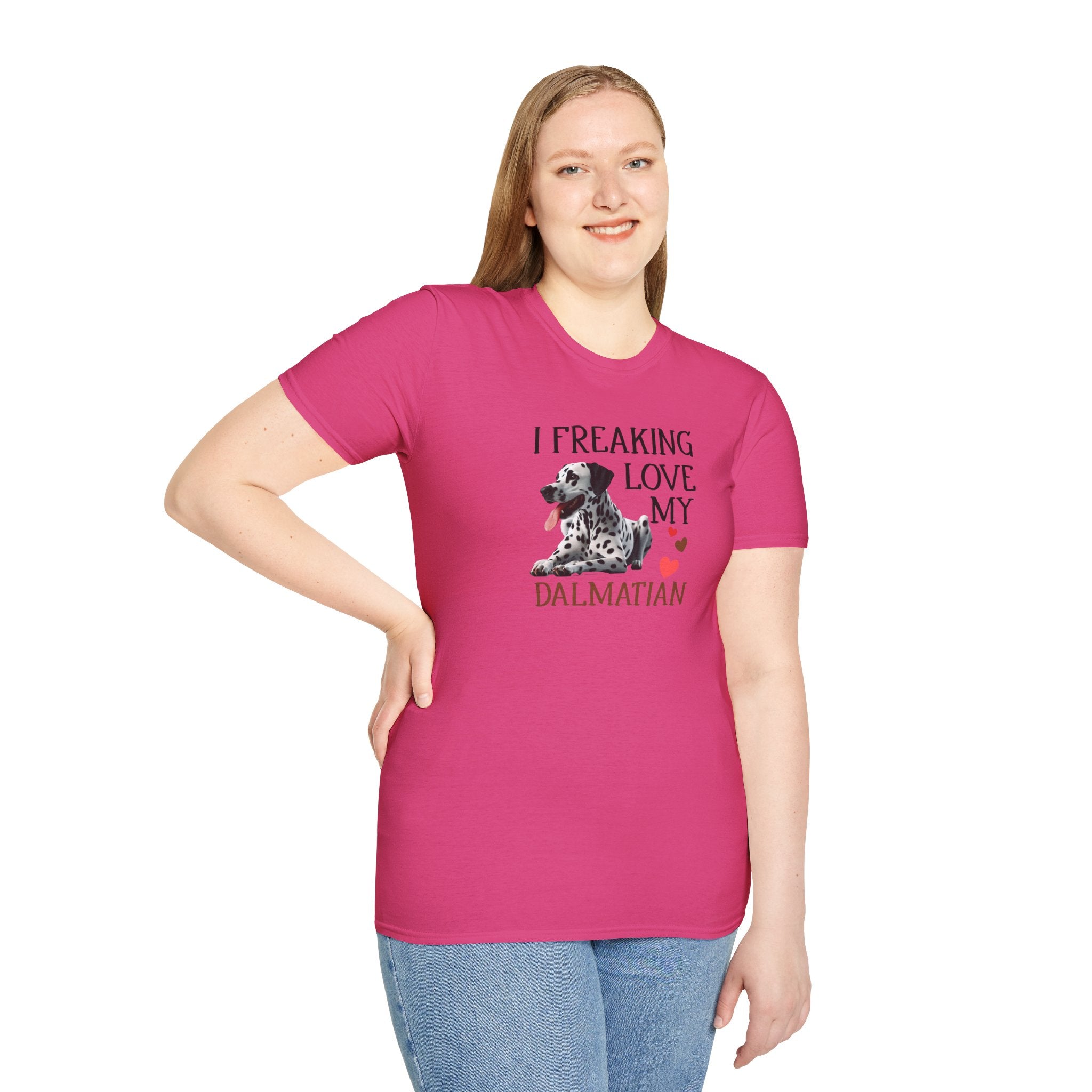 Love My Dalmatian- Unisex Softstyle T-Shirt