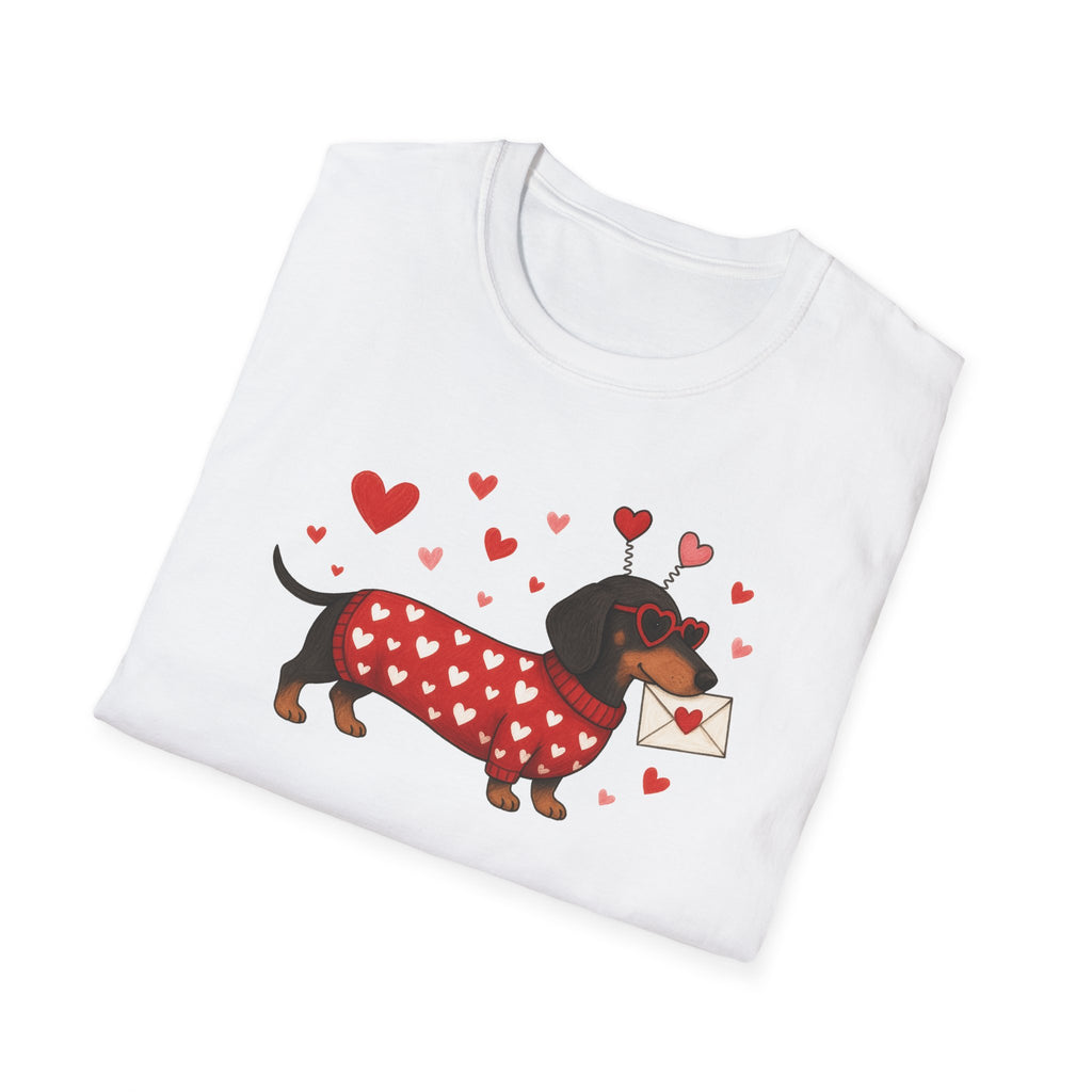 Dachsund Love- Unisex Softstyle T-Shirt