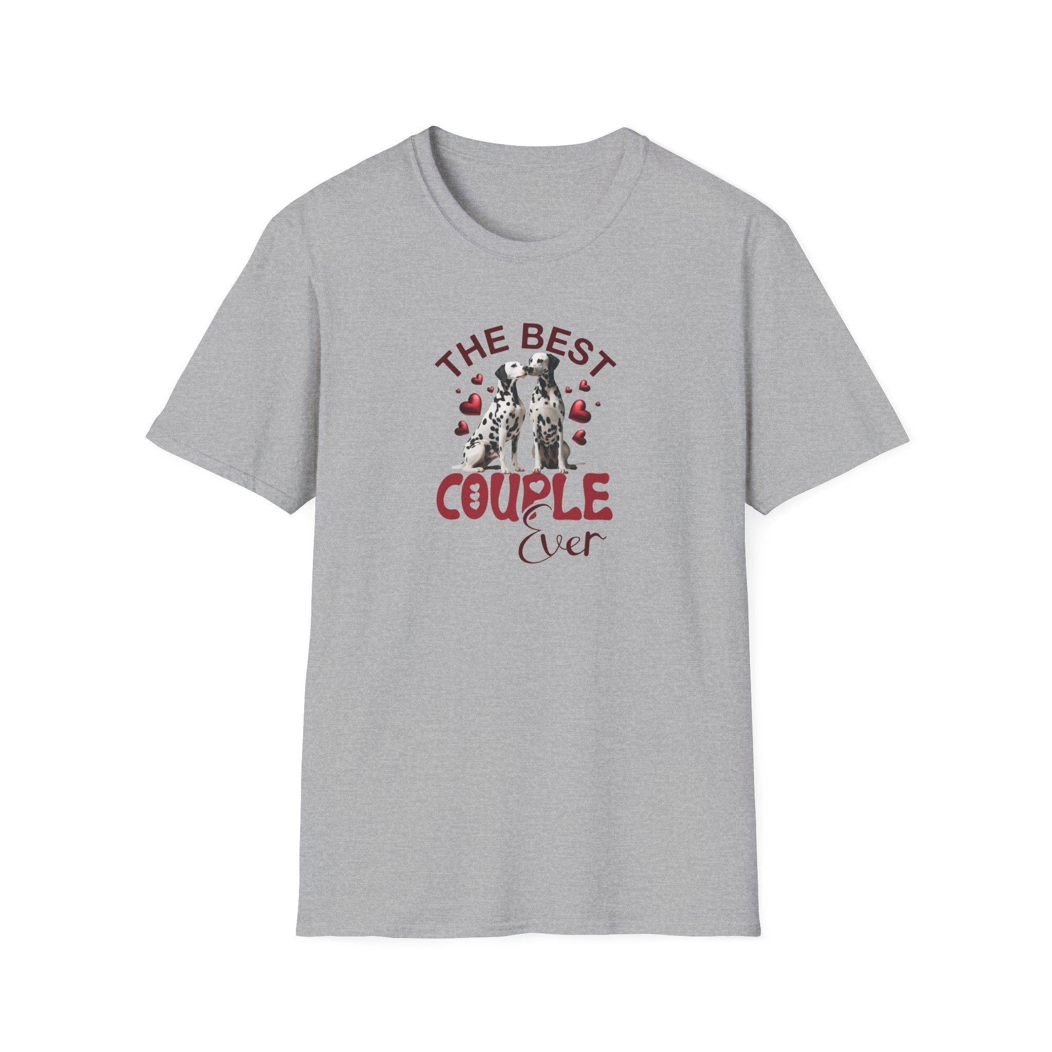 Best Couple Dalmatians- Unisex Softstyle T-Shirt