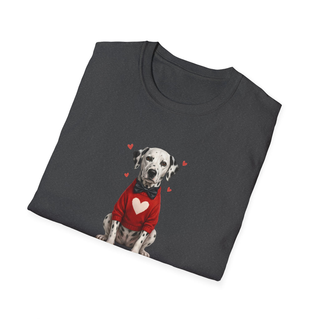 Dalmatian Bowtie- Unisex Softstyle T-Shirt