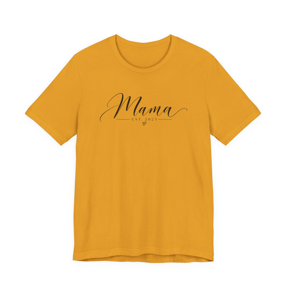 Mama Est. 2025 T-Shirt — Elegant Script Mama Tee